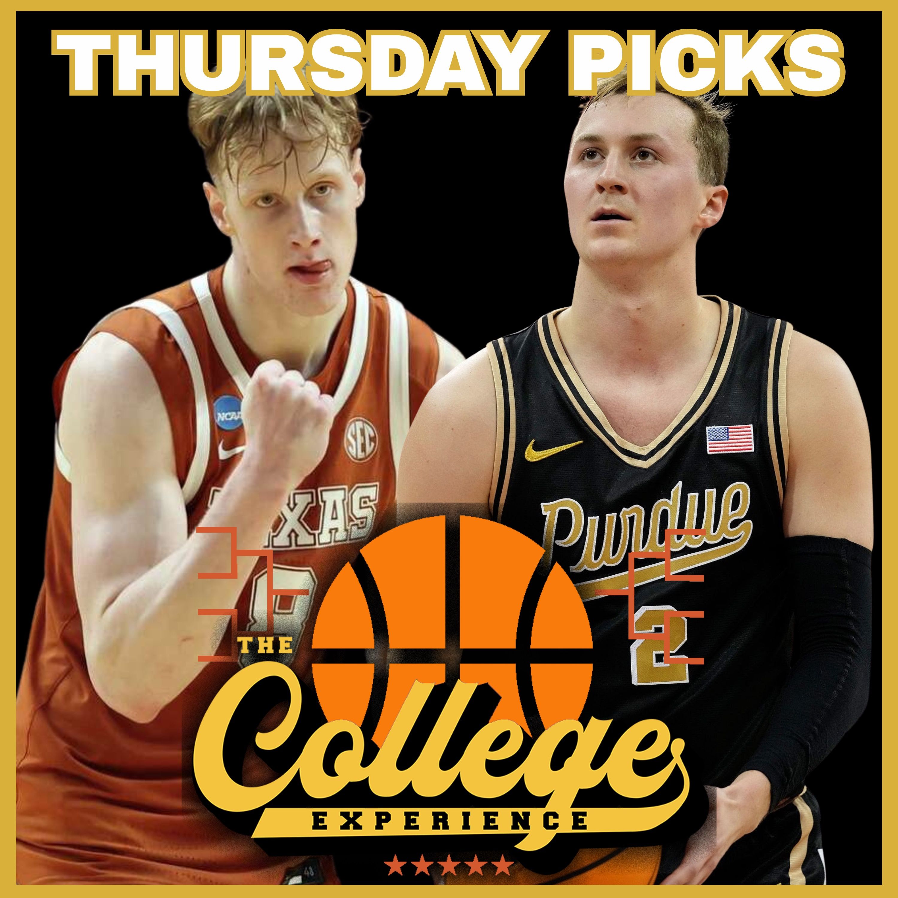Sweet 16 March Madness Picks For Thursday, March 26th - 2026 NCAA Tournament College Basketball | The College Experience: Basketball (Ep. 1135)