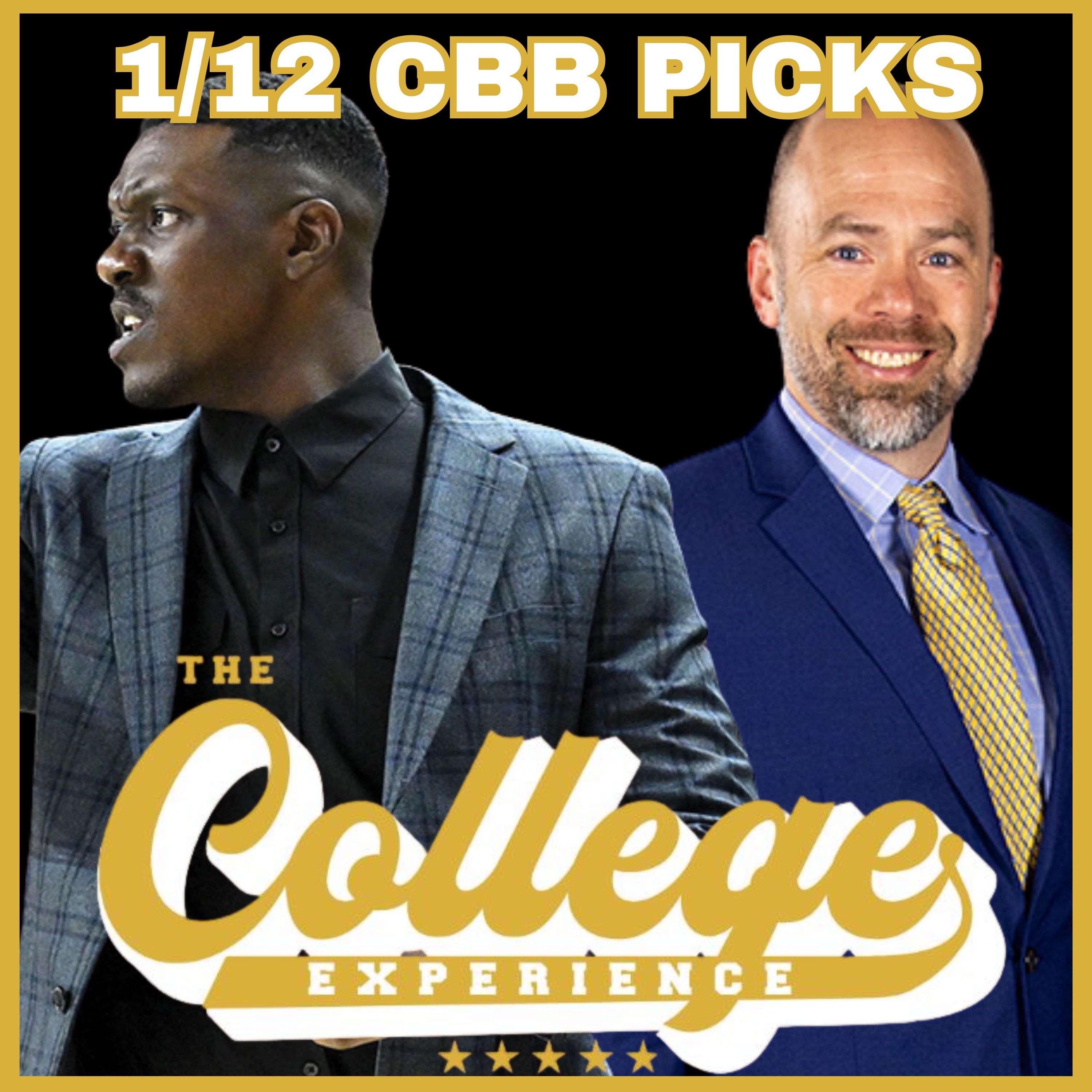 College Basketball Picks For January 12th | The College Experience: Basketball (Ep. 1077)