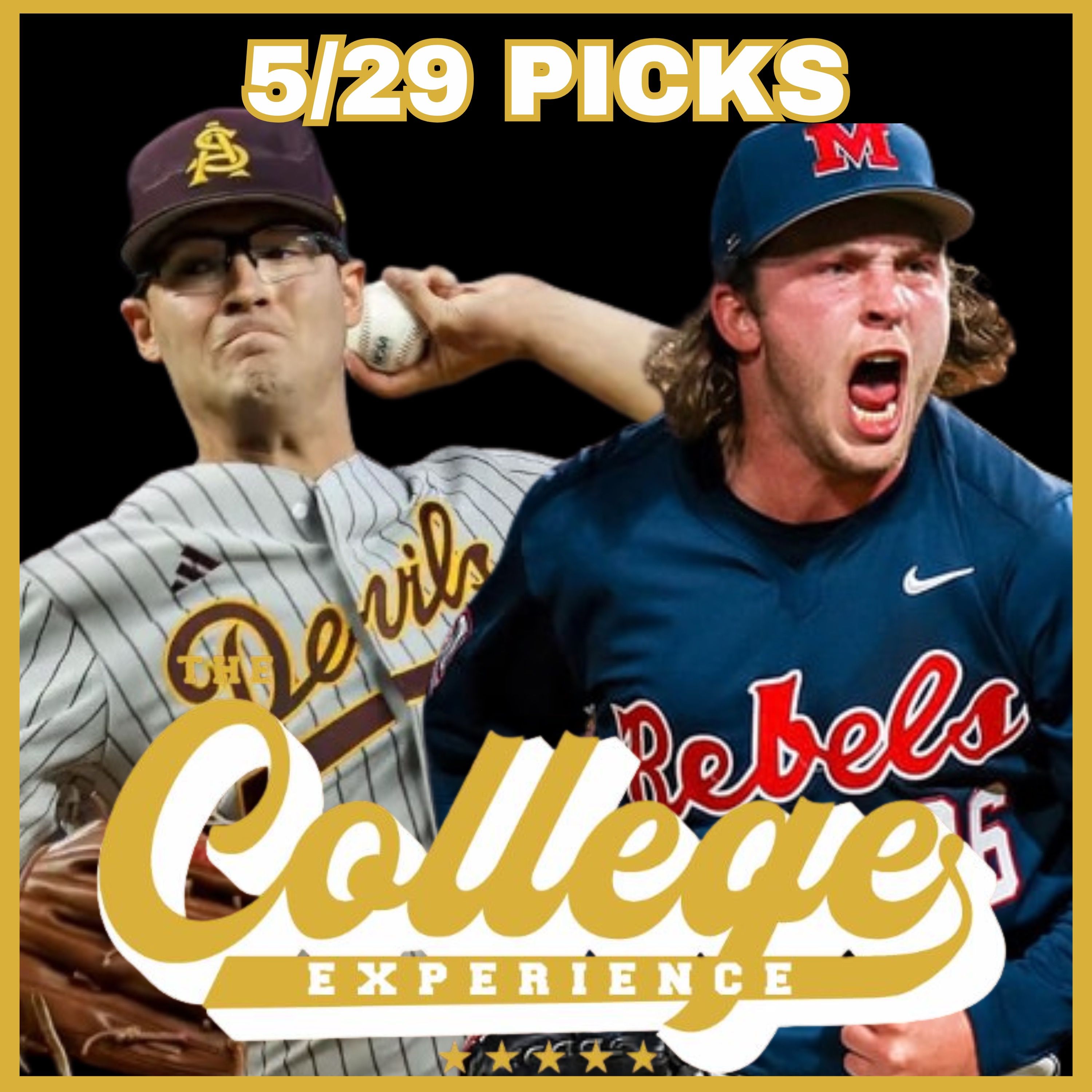 College Baseball Picks May 29th - NCAA Baseball Tournament Predictions | The College Baseball Experience (Ep. 233)