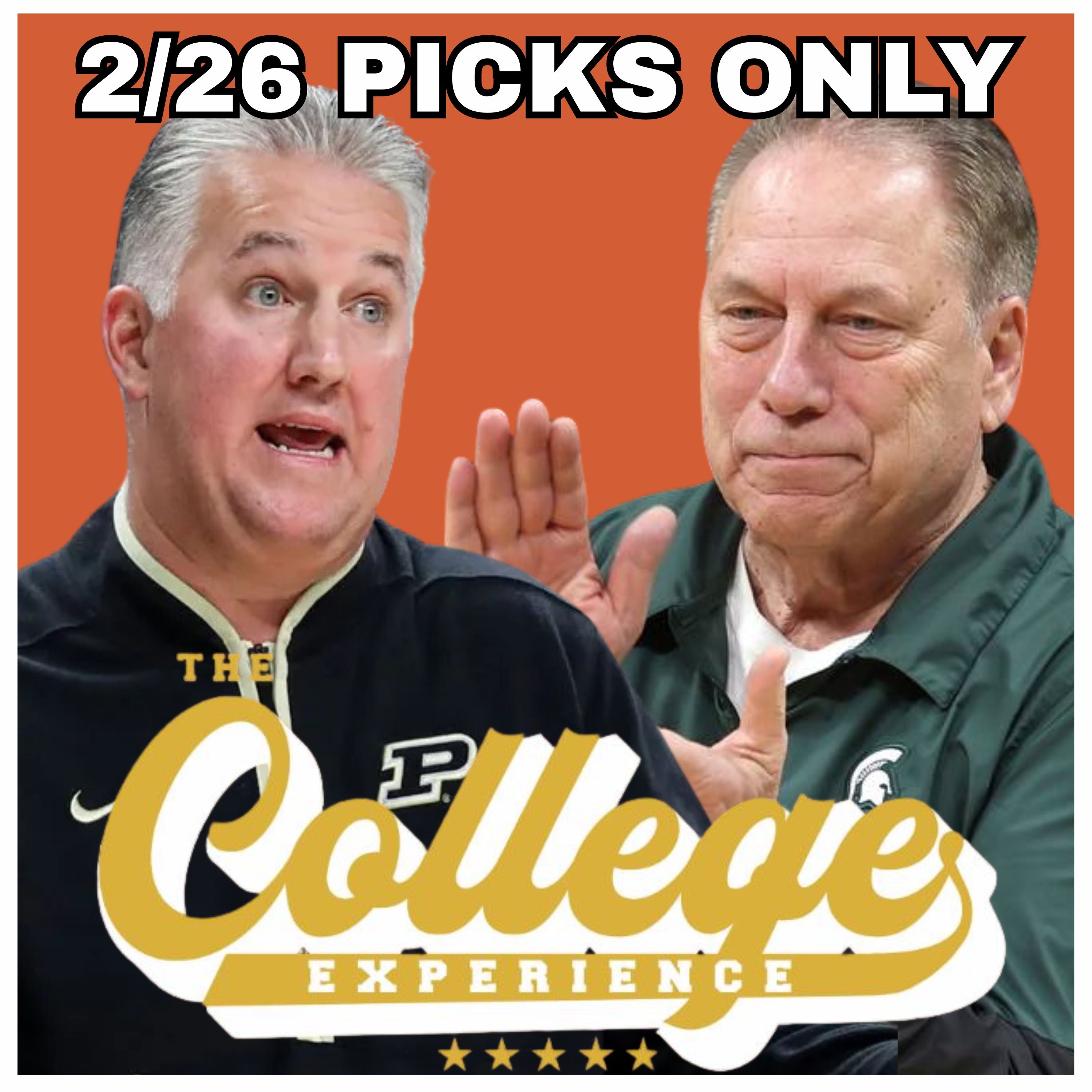 College Basketball PICKS ONLY - Thursday, February 26th | TCE Trims