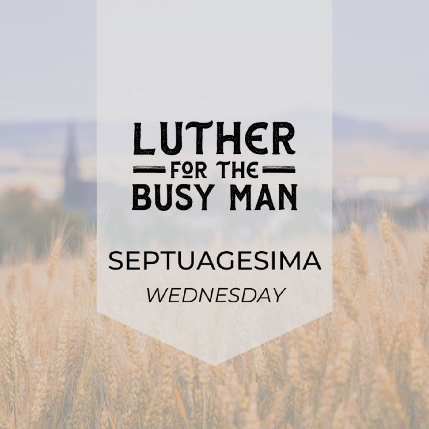 Week of Septuagesima - Wednesday