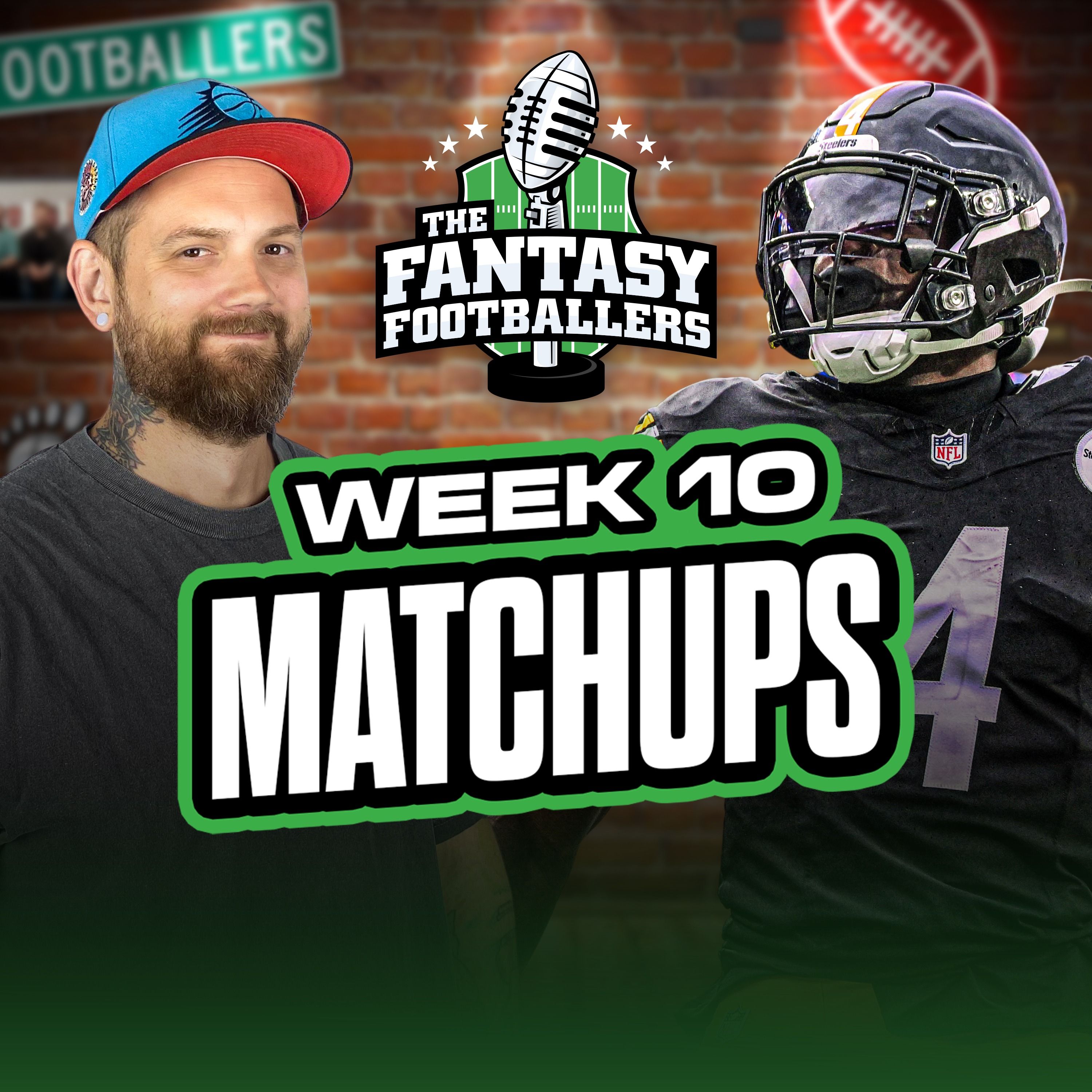 Week 10 Matchups + Wheel of Shame, Backwards Hat Bros - Fantasy Football Podcast for 11/7 Week 10 Matchups + Wheel of Shame, Backwards Hat Bros - Fantasy Football Podcast for 11/7