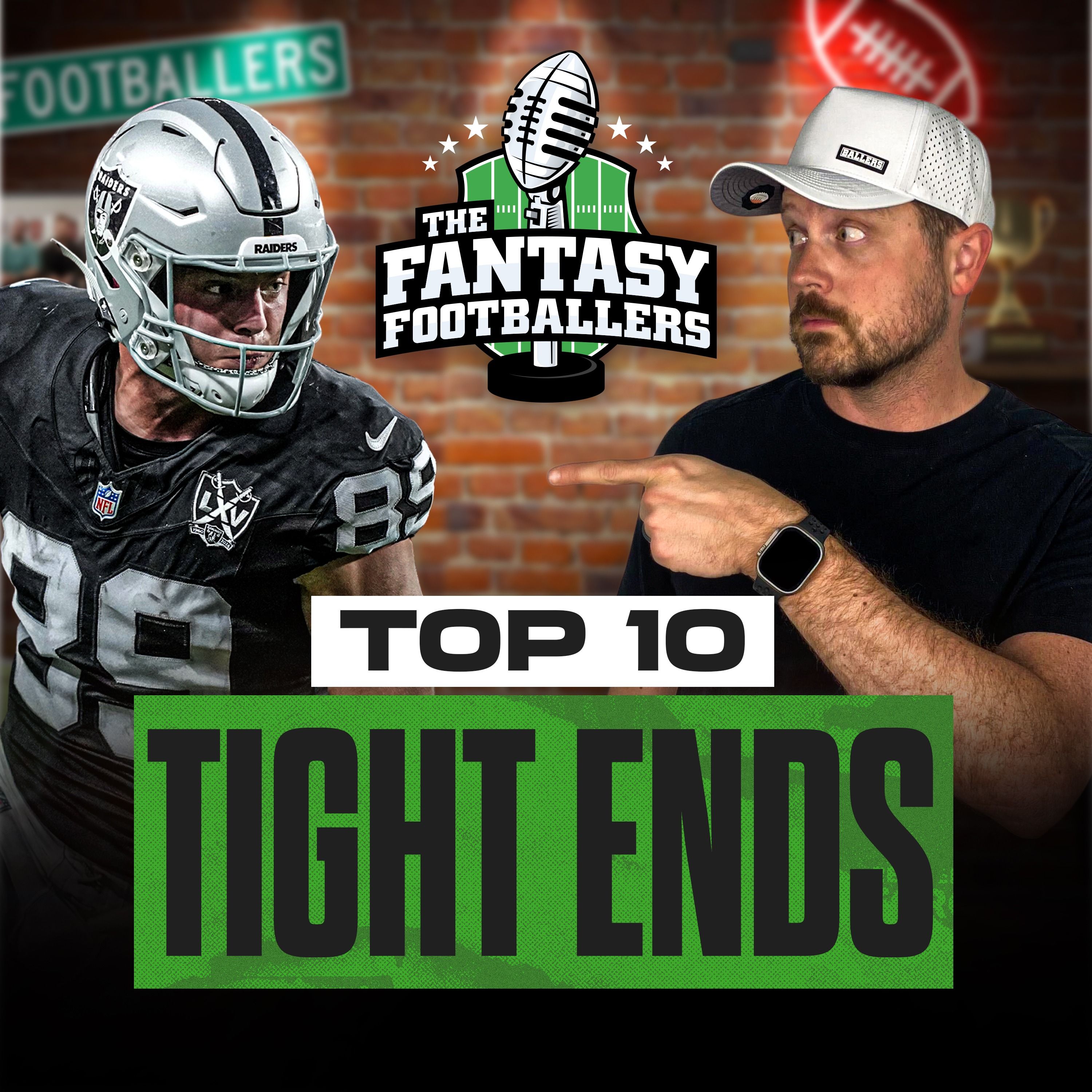 Top 10 TE Rankings + Draft Strategy - Fantasy Football Podcast for 8/1