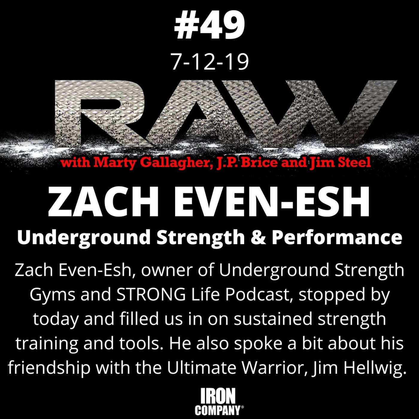 Unlock Elite Fitness Secrets with the RAW Podcast by IRON COMPANY!