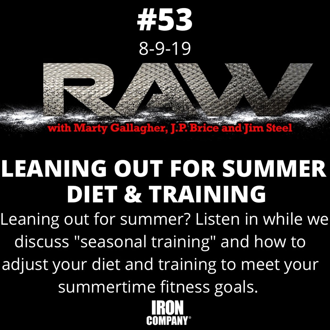 Unlock Elite Fitness Secrets with the RAW Podcast by IRON COMPANY!