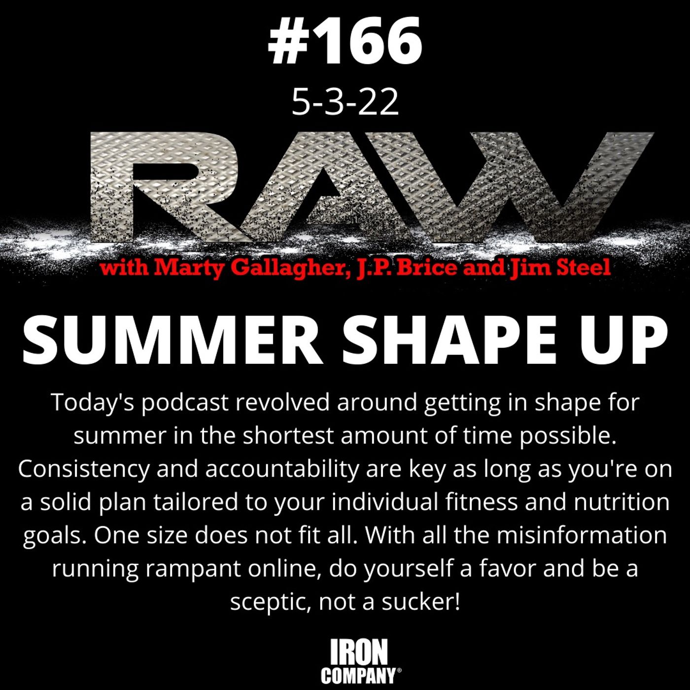 Unlock Elite Fitness Secrets with the RAW Podcast by IRON COMPANY!