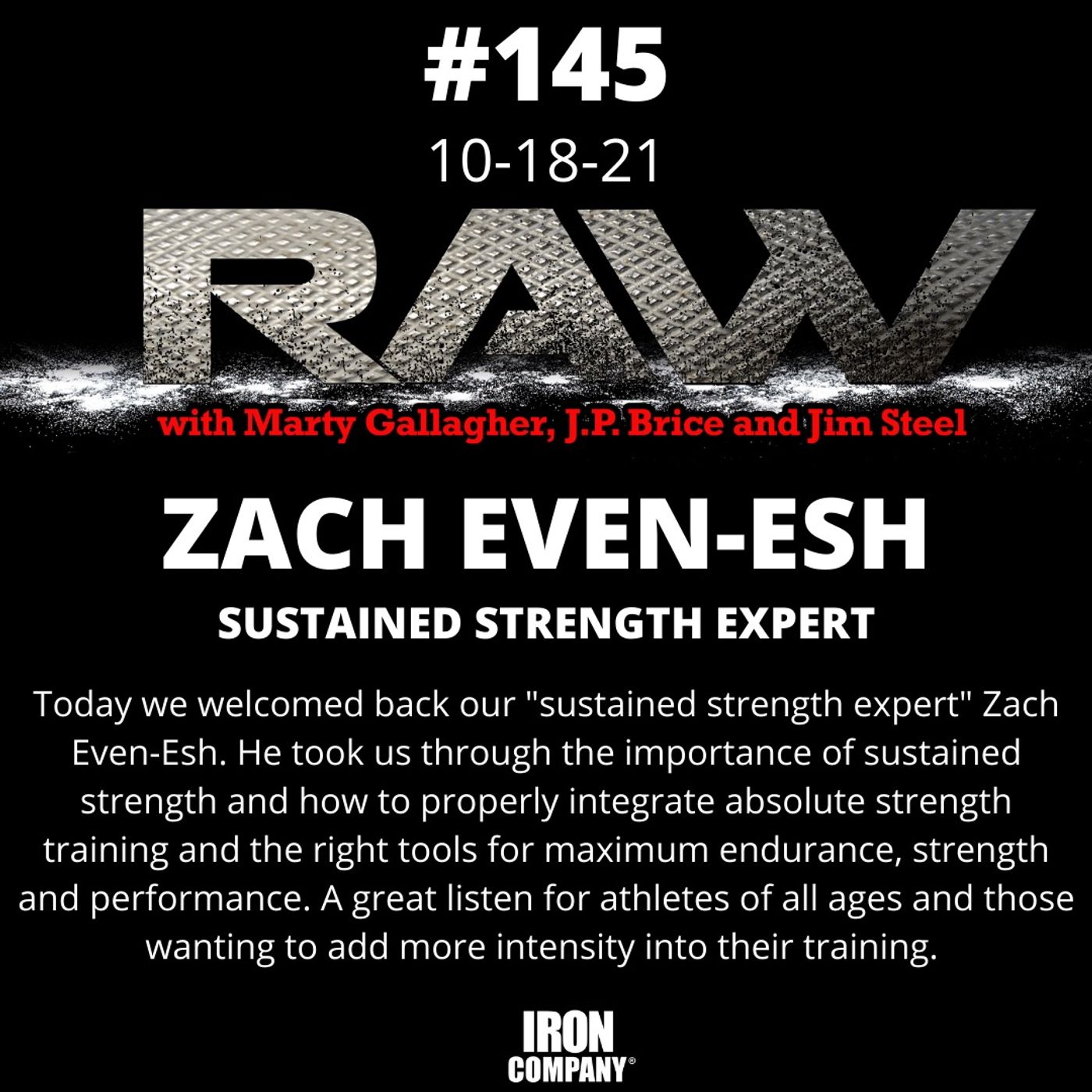 Unlock Elite Fitness Secrets with the RAW Podcast by IRON COMPANY!