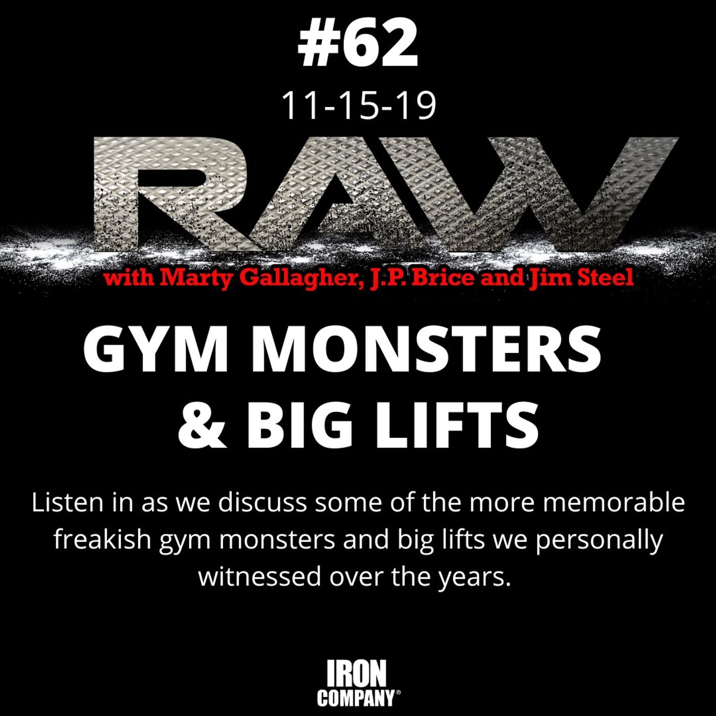 Unlock Elite Fitness Secrets with the RAW Podcast by IRON COMPANY!