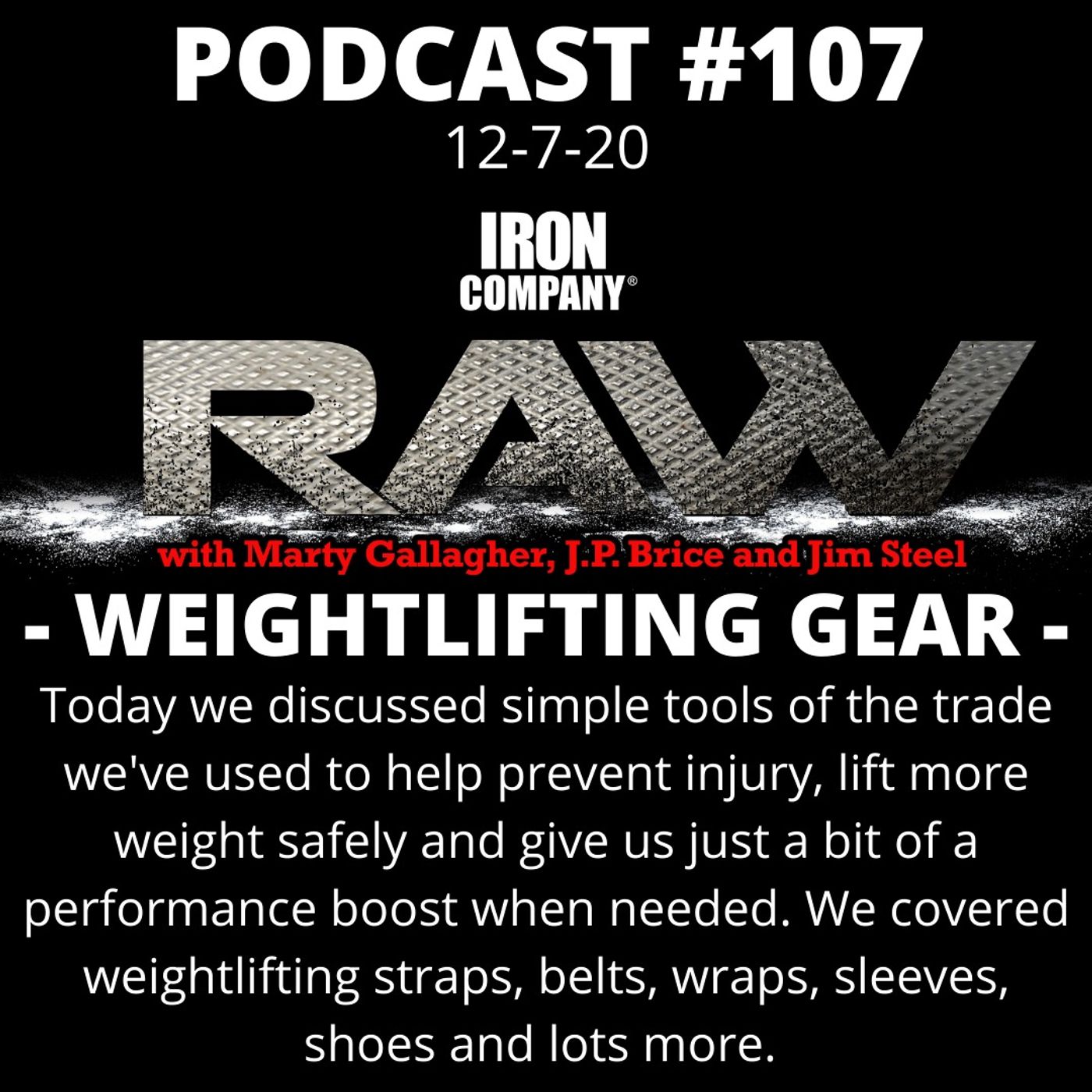 Unlock Elite Fitness Secrets with the RAW Podcast by IRON COMPANY!