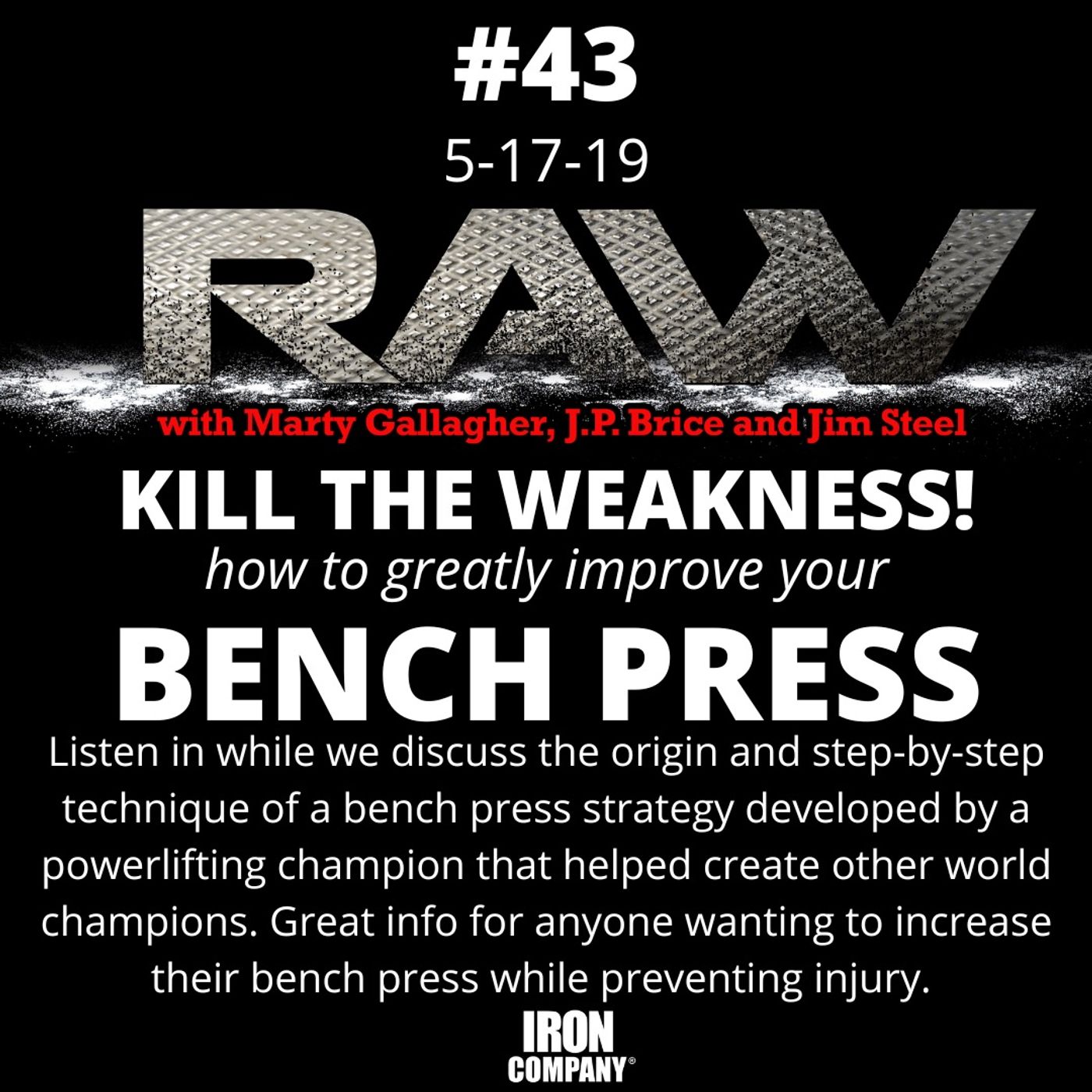 Unlock Elite Fitness Secrets with the RAW Podcast by IRON COMPANY!