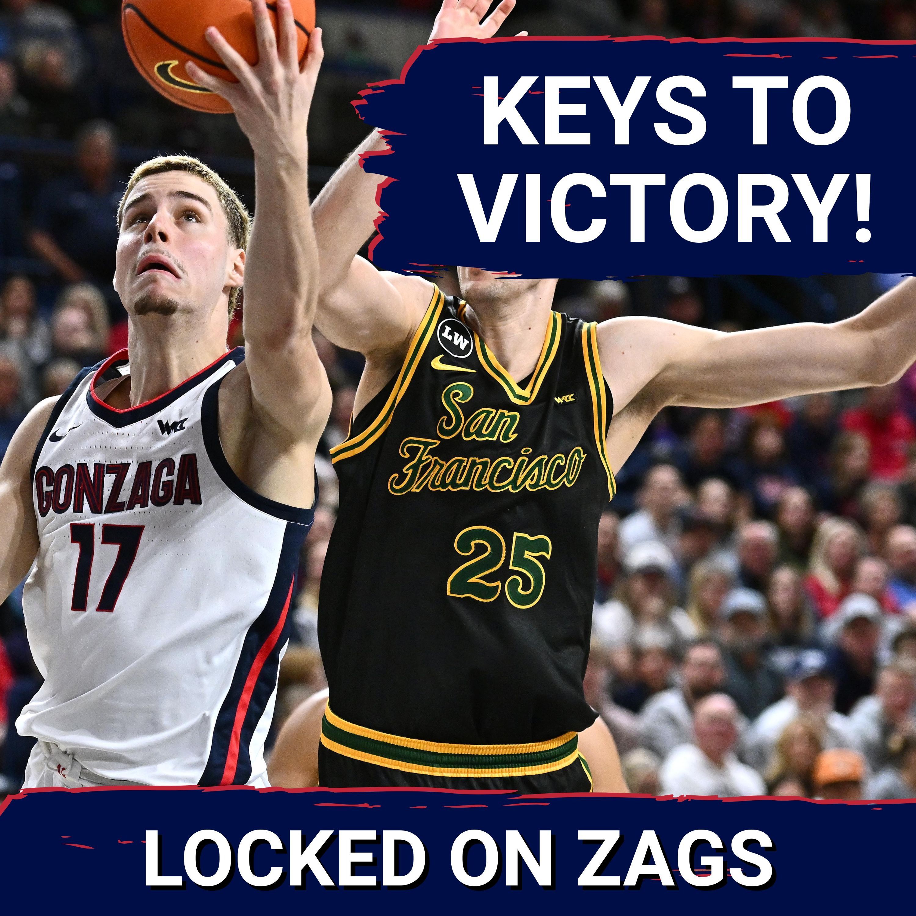 Can Graham Ike POWER Gonzaga past USF? | Zags MUST defend the perimeter against Dons!
