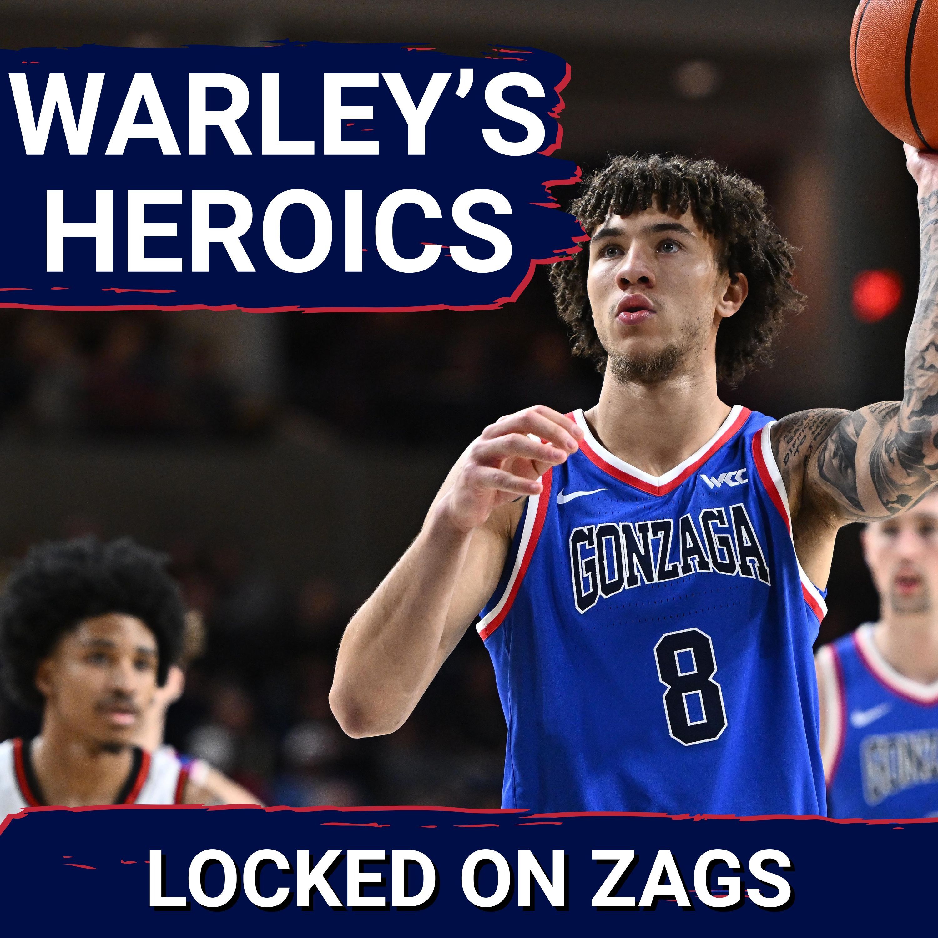 SLOP FEST: Gonzaga SURVIVES San Diego scare thanks to Jalen Warley's heroics! More free throw woes!