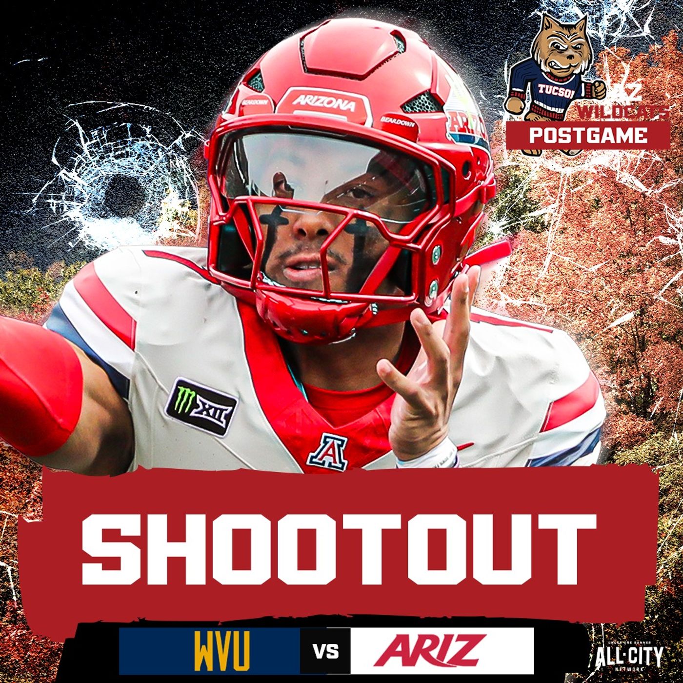 POSTGAME: Arizona EXPOSES West Virginia’s HORRIBLE Defense To Win Morgantown Showdown episode artwork