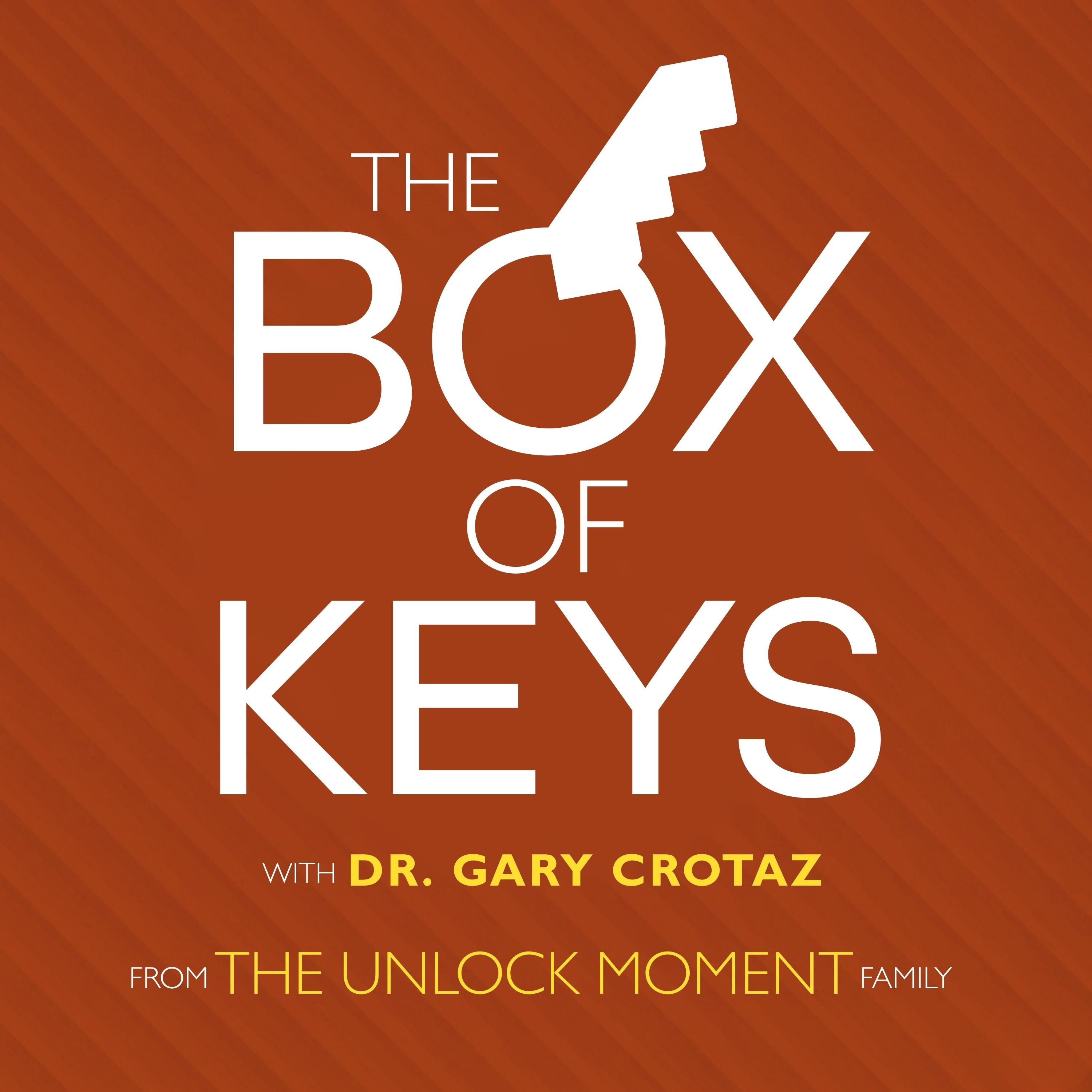 The Box of Keys: bite-sized leadership lessons, with Dr Gary Crotaz, PhD podcast artwork