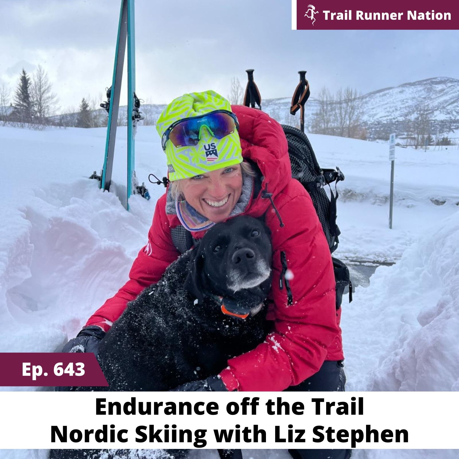 EP 643: Endurance off the Trail: Nordic Skiing with Liz Stephen episode artwork
