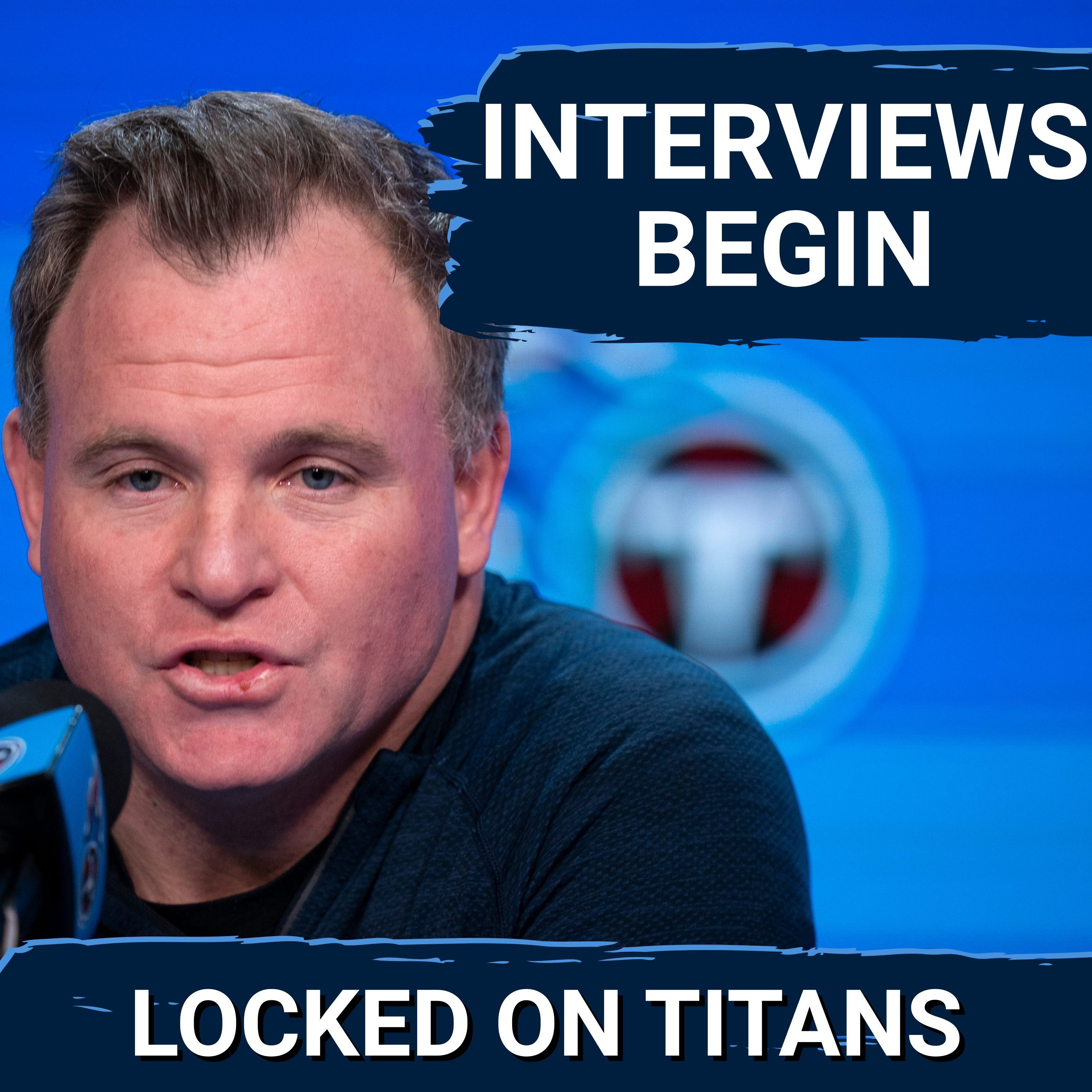 Tennessee Titans Head Coach INTERVIEWS BEGIN, JOHN HARBAUGH IS AVAILABLE & Mike Borgonzi SPEAKS