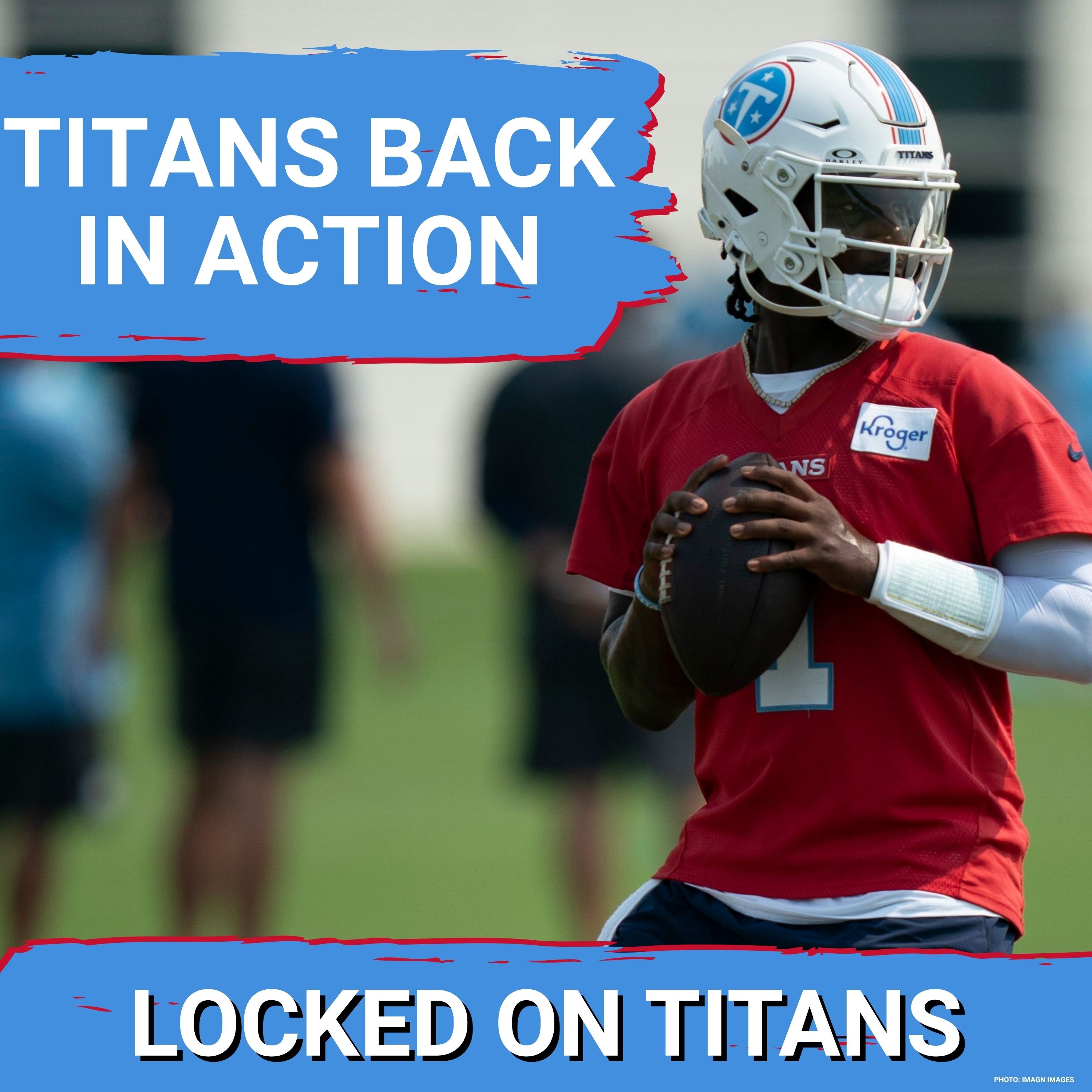 Tennessee Titans Cam Ward-Carnell Tate BACK IN ACTION at Training Camp & Offensive Line Worries episode artwork