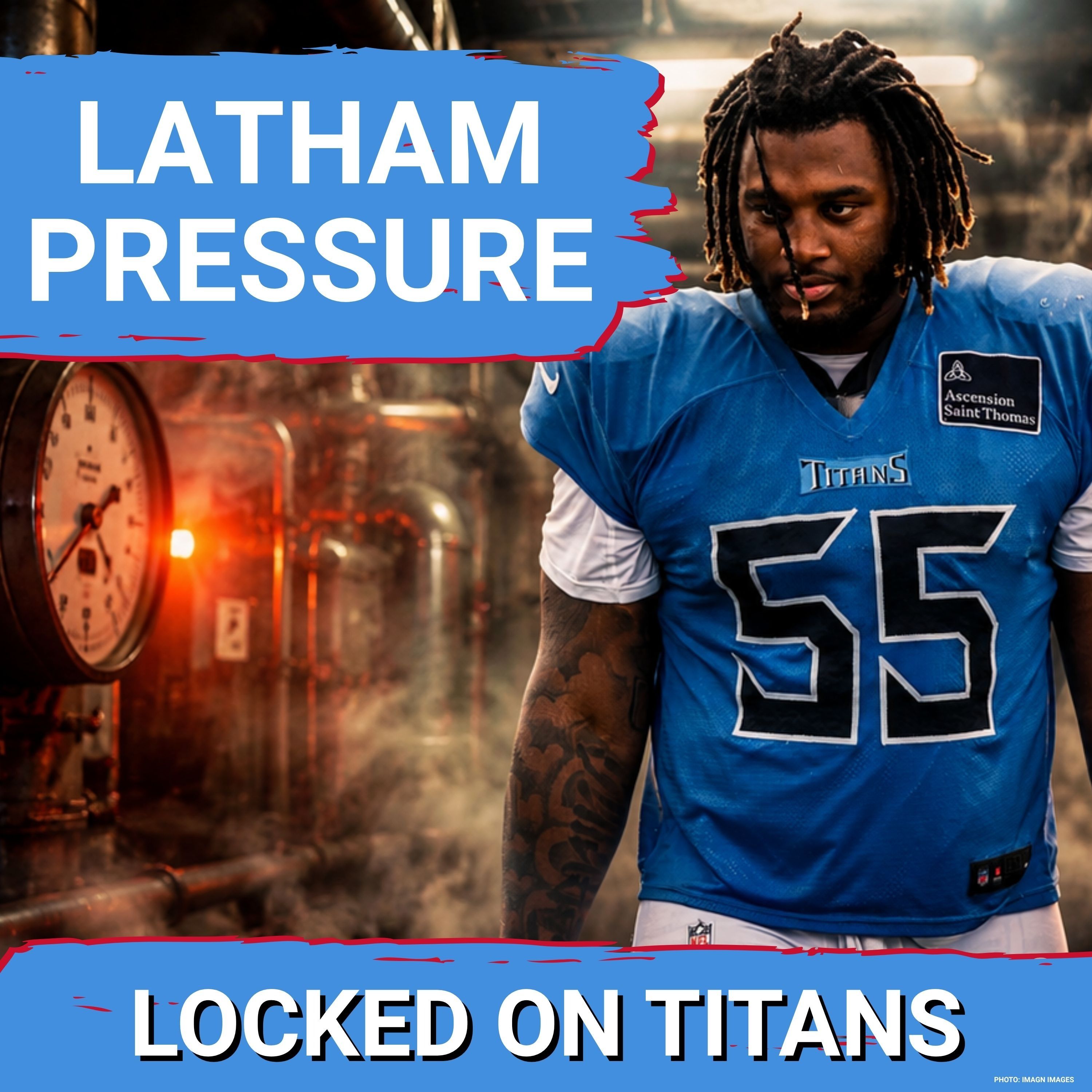 JC Latham UNDER PRESSURE at Tennessee Titans Training Camp After PUP Designation episode artwork