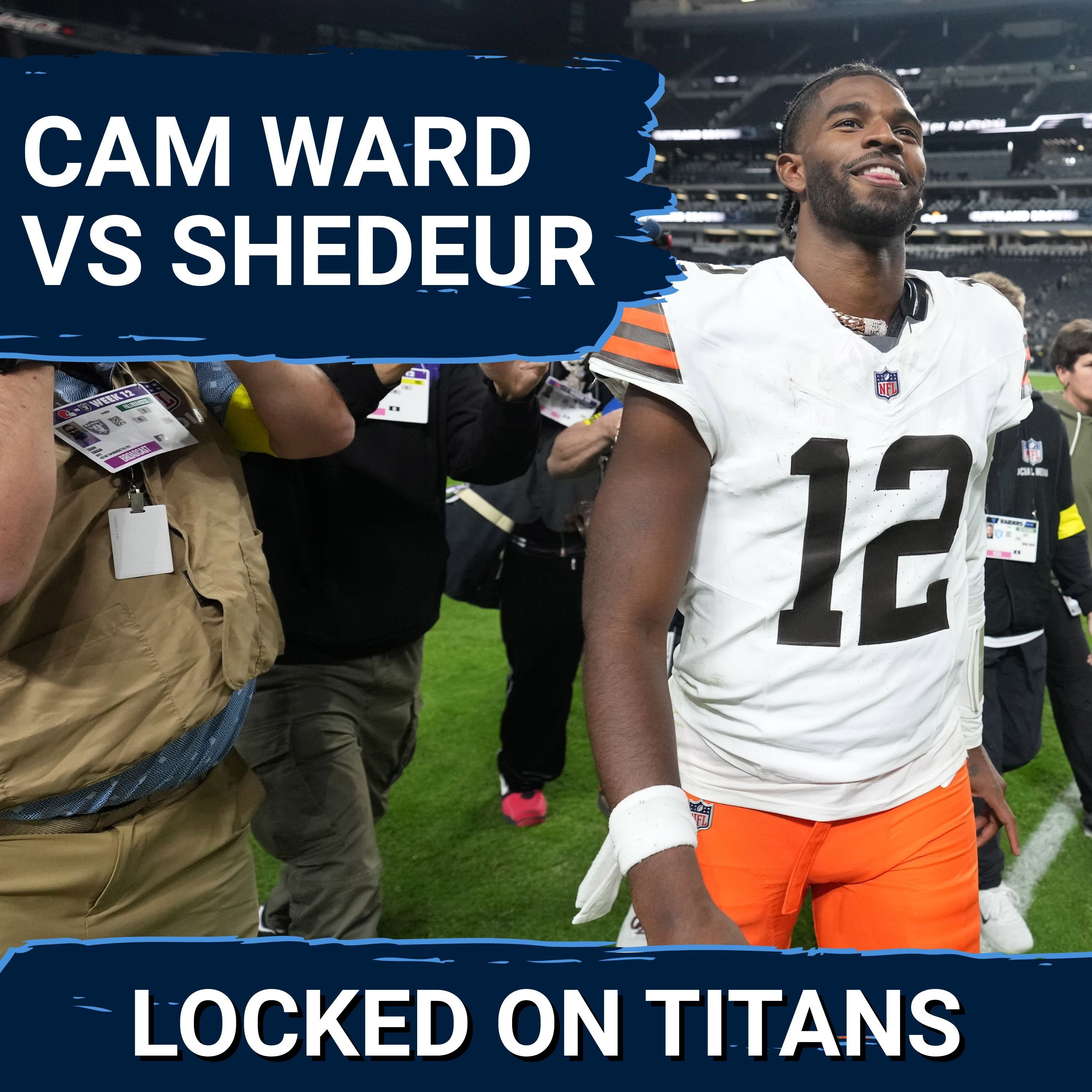 Tennessee Titans Cam Ward Battles Shedeur Sanders Cleveland Browns & Preventing Myles Garrett Record