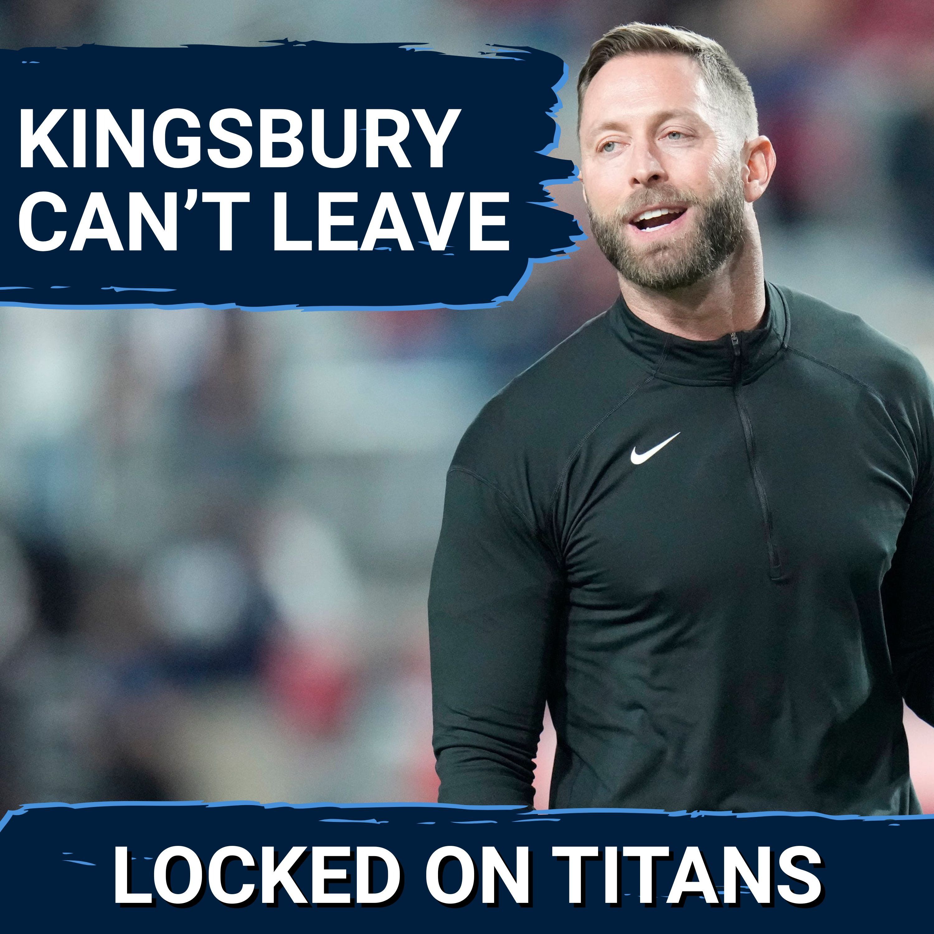Tennessee Titans CAN'T LET KLIFF KINGSBURY LEAVE, Robert Saleh Mock Drafts & Mike Vrabel Acceptance