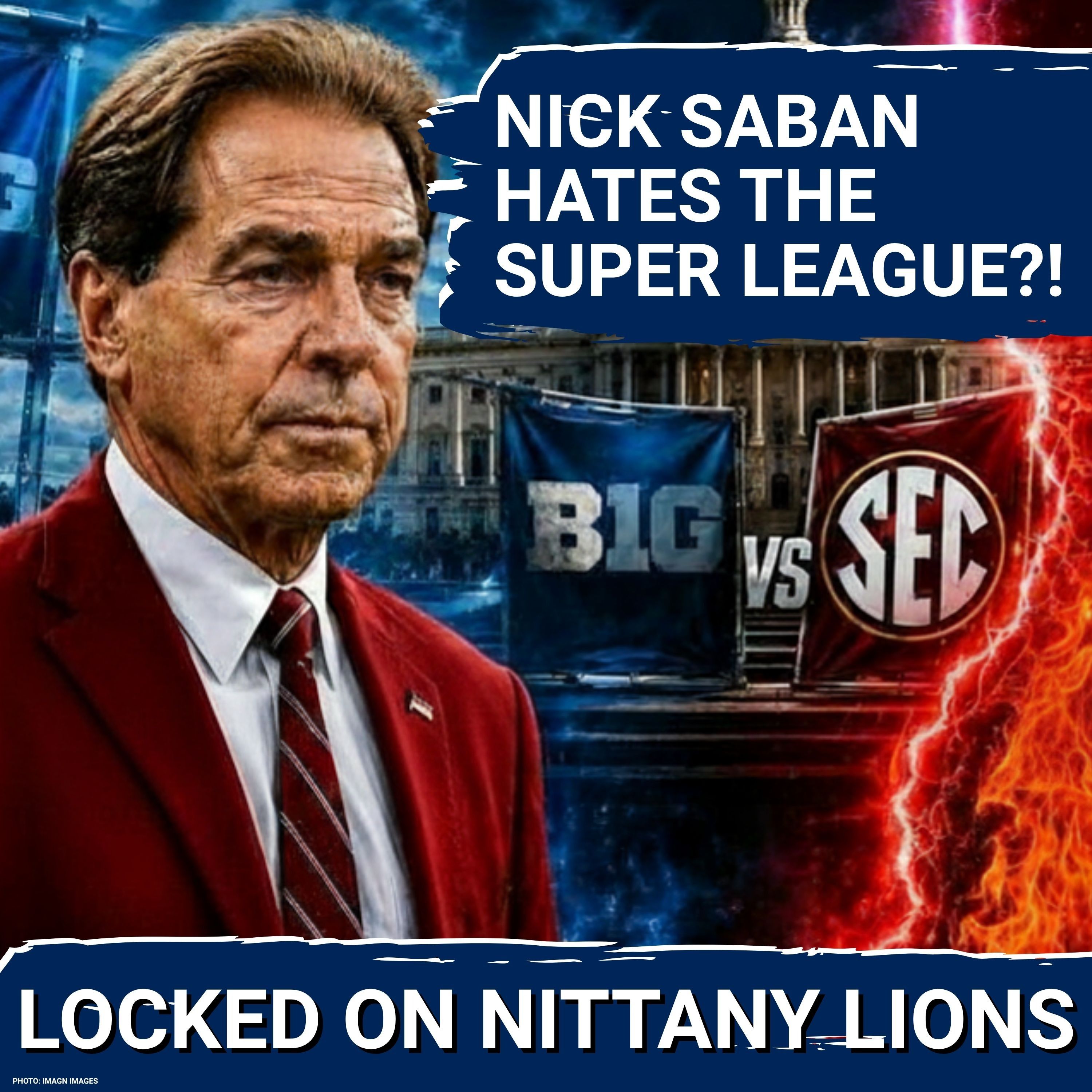 Nick Saban Wants to STOP the Big Ten-SEC Merger + Lincoln Riley Should be on the Hot Seat episode artwork