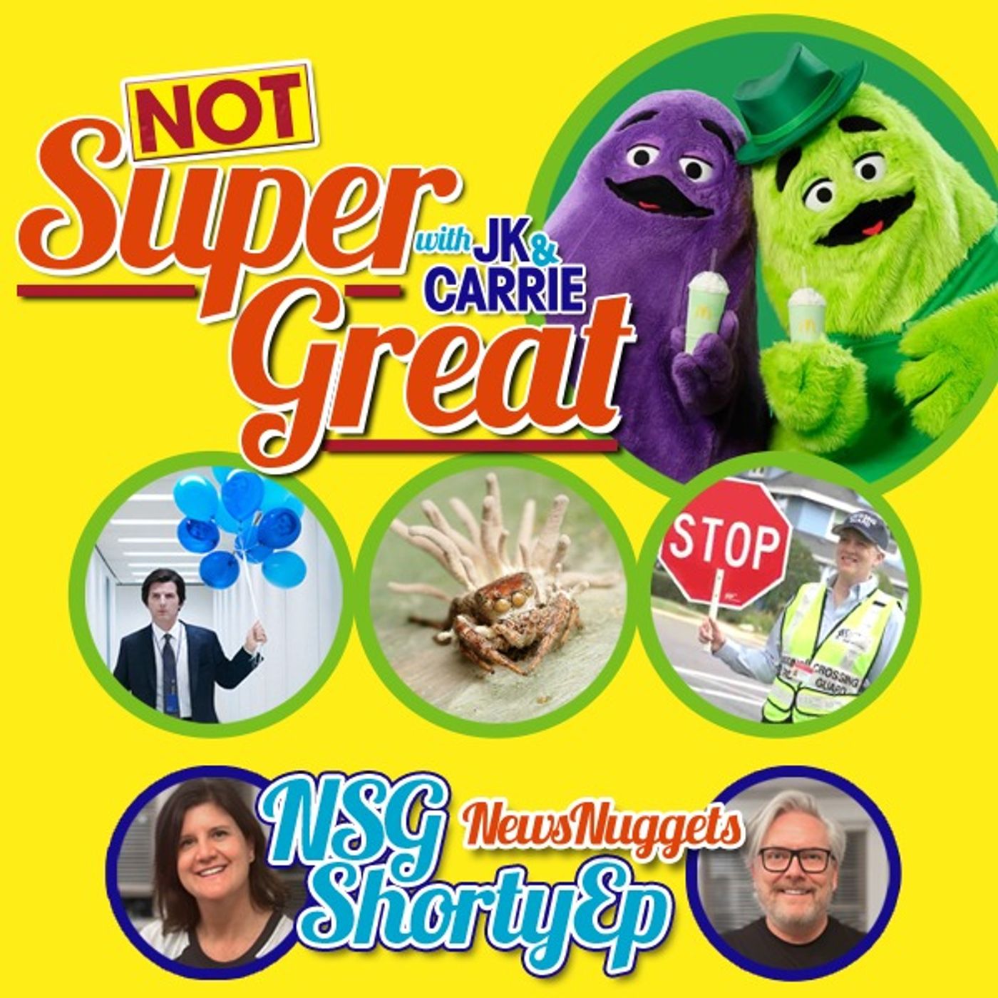 NSG Shorty: A Jeopardy Happy Hour, Zombie Spiders, Jacuzzi of Death, Neighborhood Crossing Guards, The Return of Uncle O'Grimacey & More