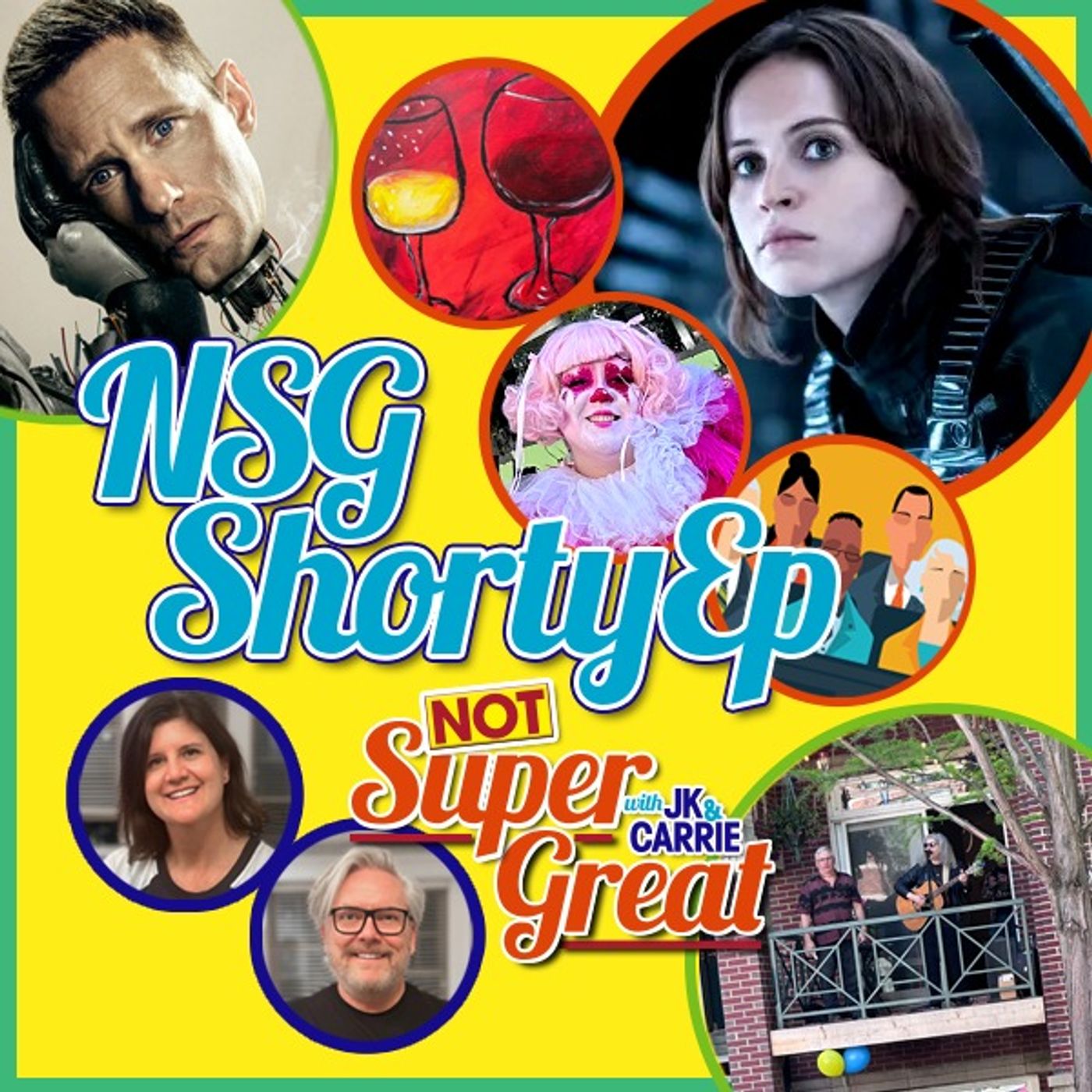 NSG Shorty: Porchfest High Notes, Bottles & Bodega Painting Party, a Mosy Posy Rosy Poem, Murderbots and JK’s Nightmare Jury Duty