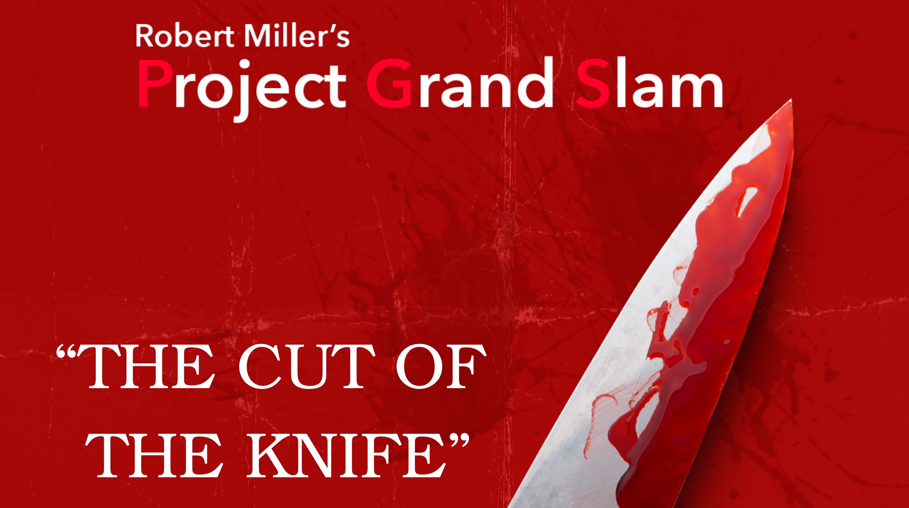 ROBERT'S NEW SINGLE - "THE CUT OF THE KNIFE". Homage To The Dave Brubeck Quartet And Their Hit "Take Five". Ft. Kerry Marx Of The Grand Ole Opry Band On Solo Guitar. Called "Elegant", "Beautiful" And "A Wonder"!
