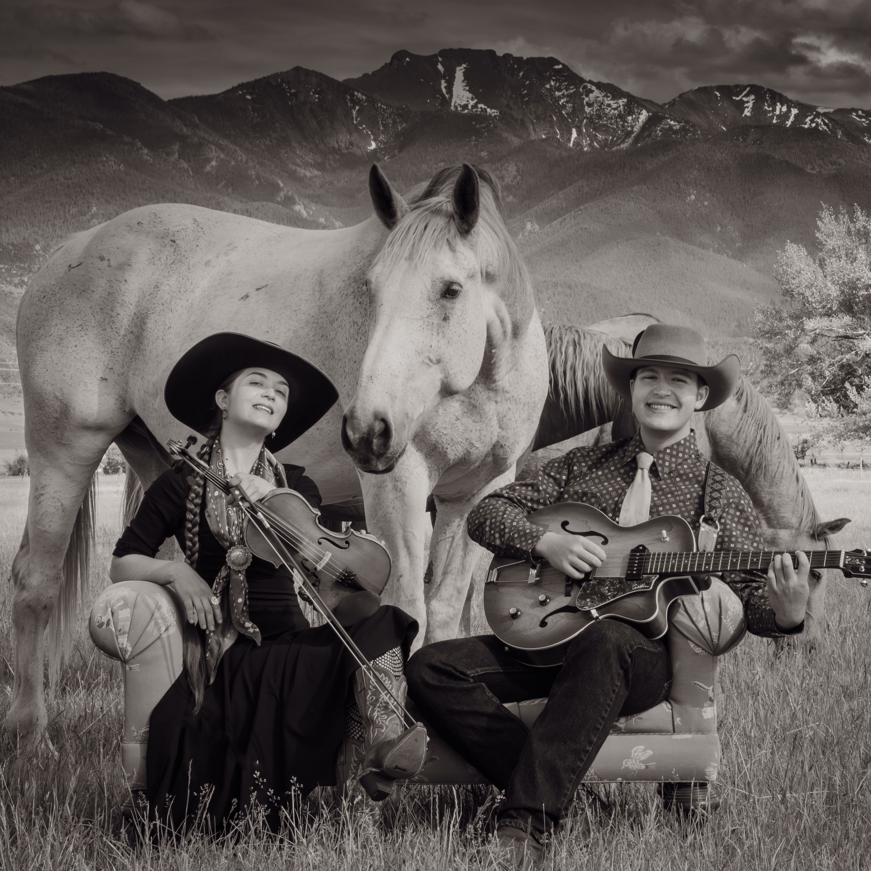 Brigid And Johnny Reedy - Spectacular Sister/Brother Western And Americana Duo From Montana. Brigid: Fiddler, Singer, Songwriter, Poet, Storyteller. Johnny: Multi-Instrumentalist. Grand Ole Opry To Carnegie Hall!