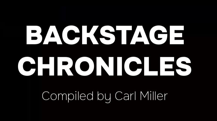 Carl Miller - Author Of "Backstage Chronicles". Tour Manager For Cat Stevens, Ginger Baker, Uriah Heep, Iron Maiden And Kirov Ballet!