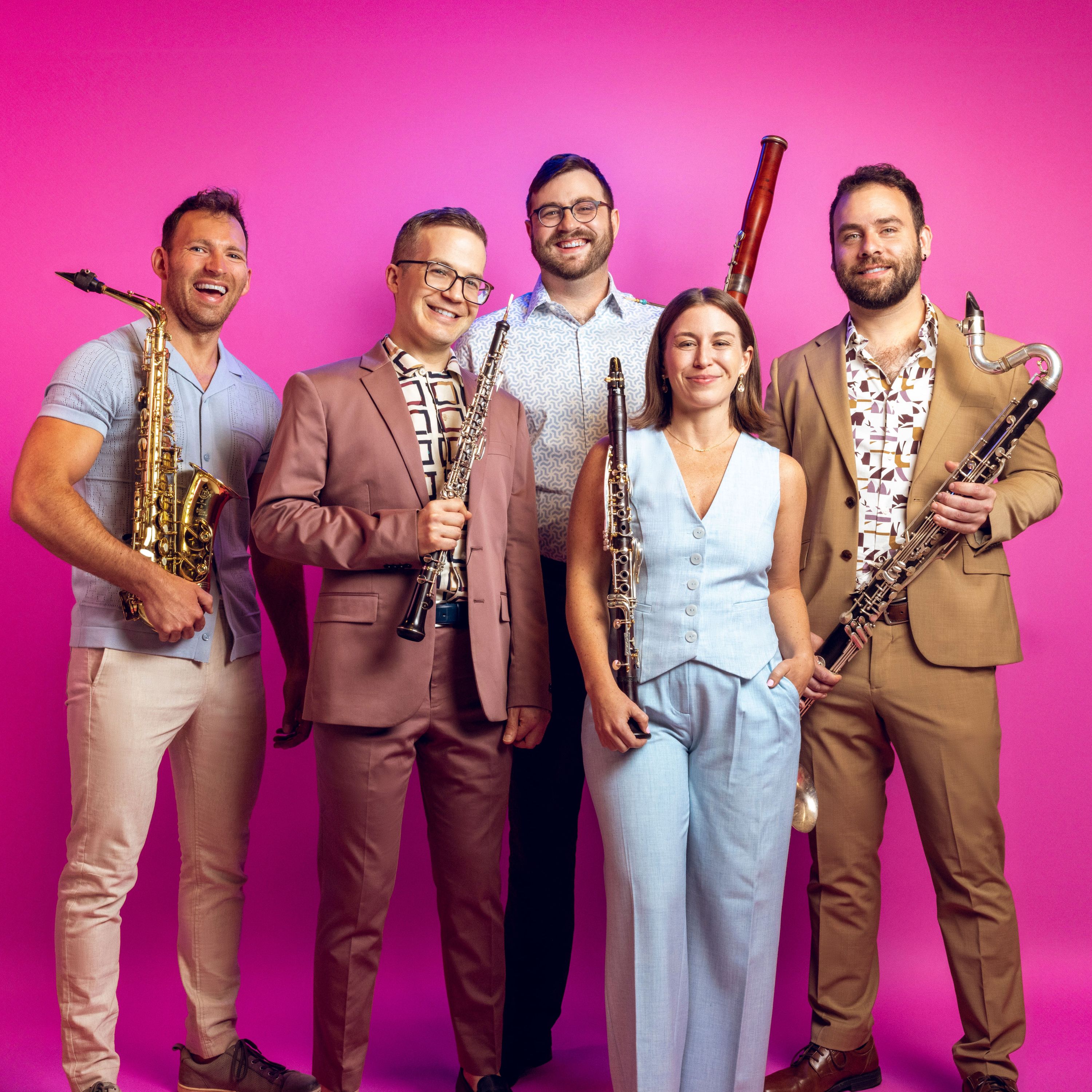 Matt And Kari Landry - Husband & Wife Saxophonist And Clarinetist. Founders Of  Akropolis Reed Quintet, Grammy Winning Chamber Ensemble!