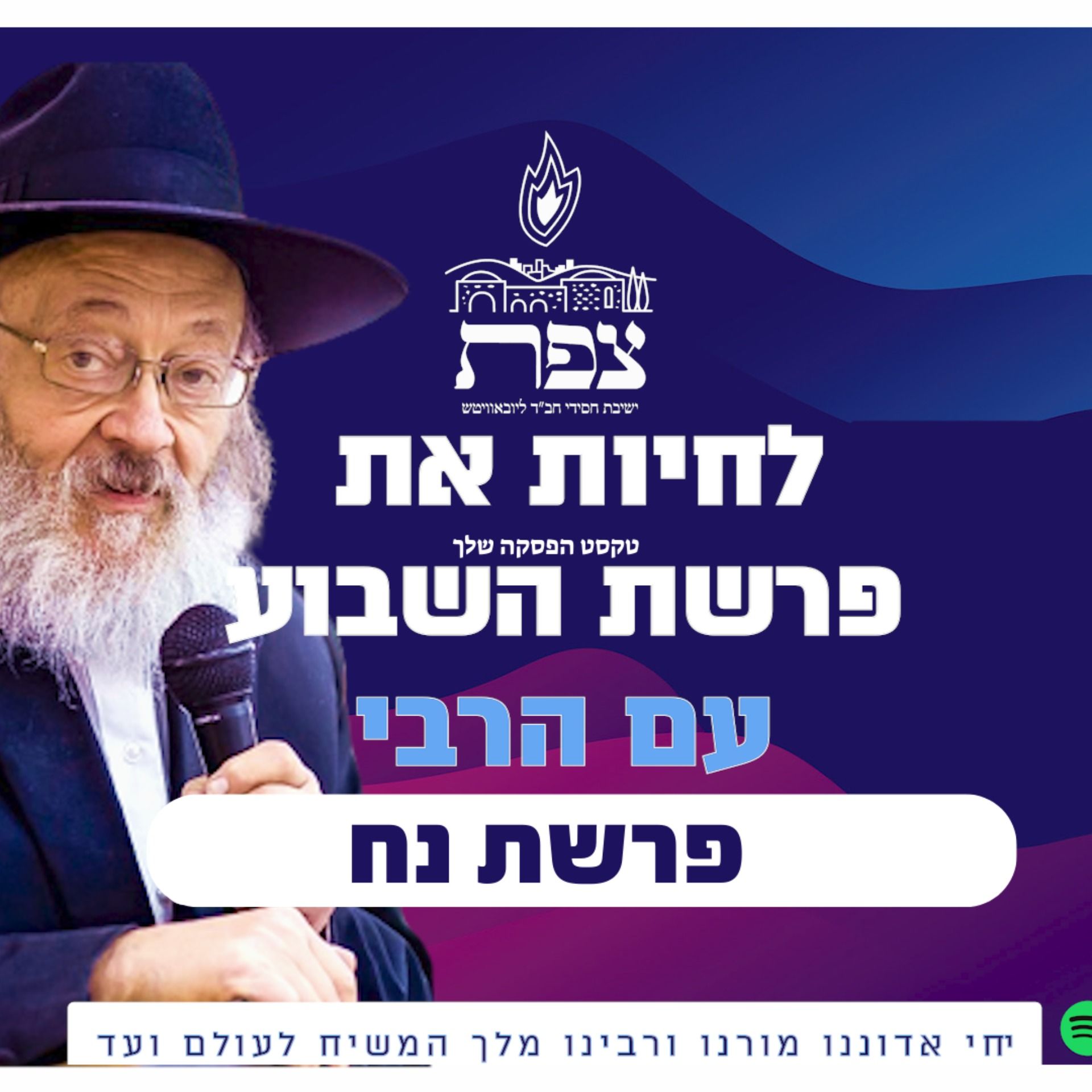 לחיות את פרשת השבוע עם הרבי-פרשת נח