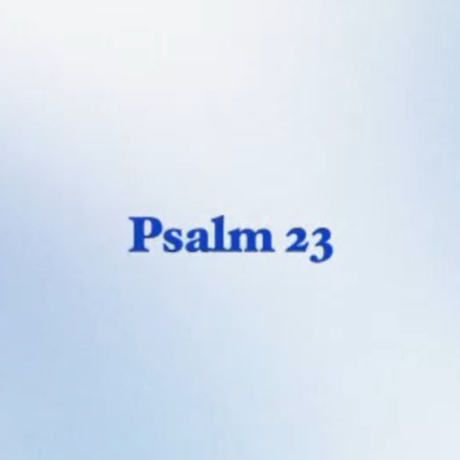 Psalm 23 episode artwork