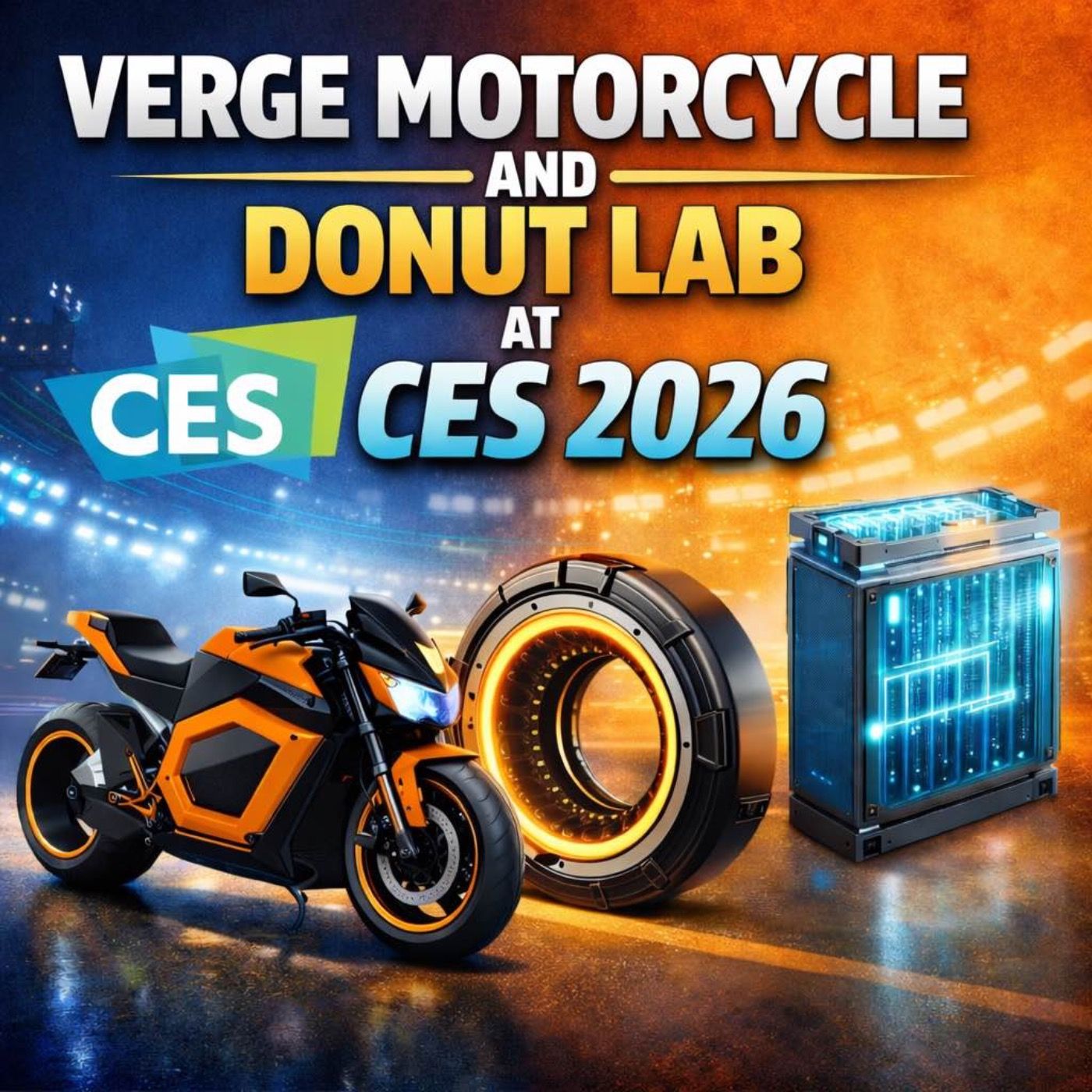 Verge Motorcycle and Donut Lab at CES 2026