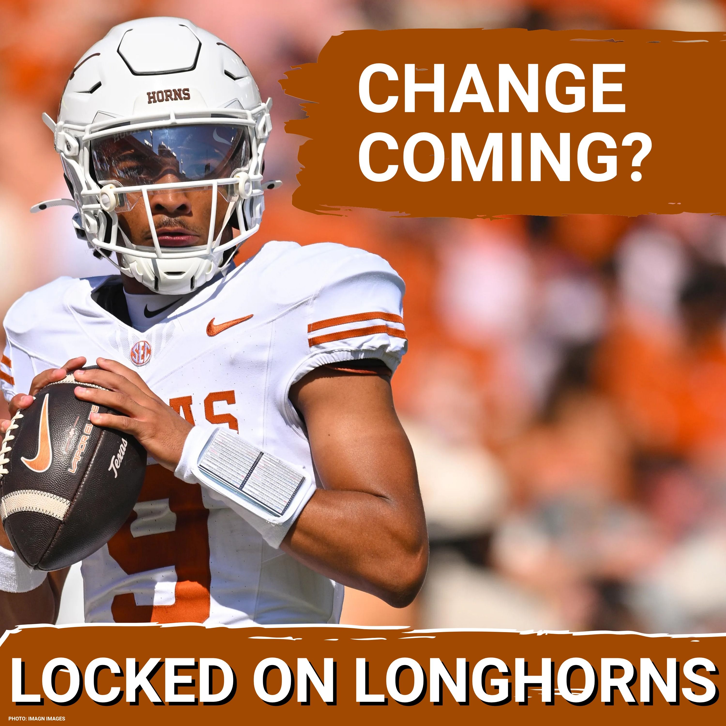 STUNNER: Texas Giving KJ Lacey More Reps, Is Arch Manning's Job in JEOPARDY? | Texas Football episode artwork