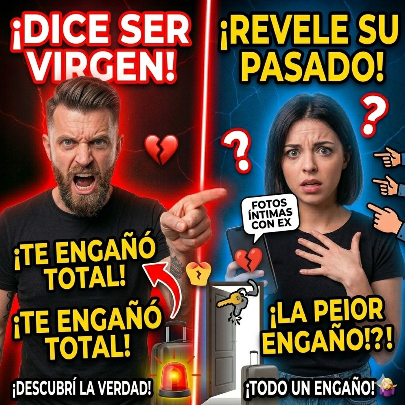 🤫💔 ¡Dijo que era VIRGEN pero me ENGAÑÓ! 😱 Descubrí su SECRETO de la PEOR forma... 🔥🚪
