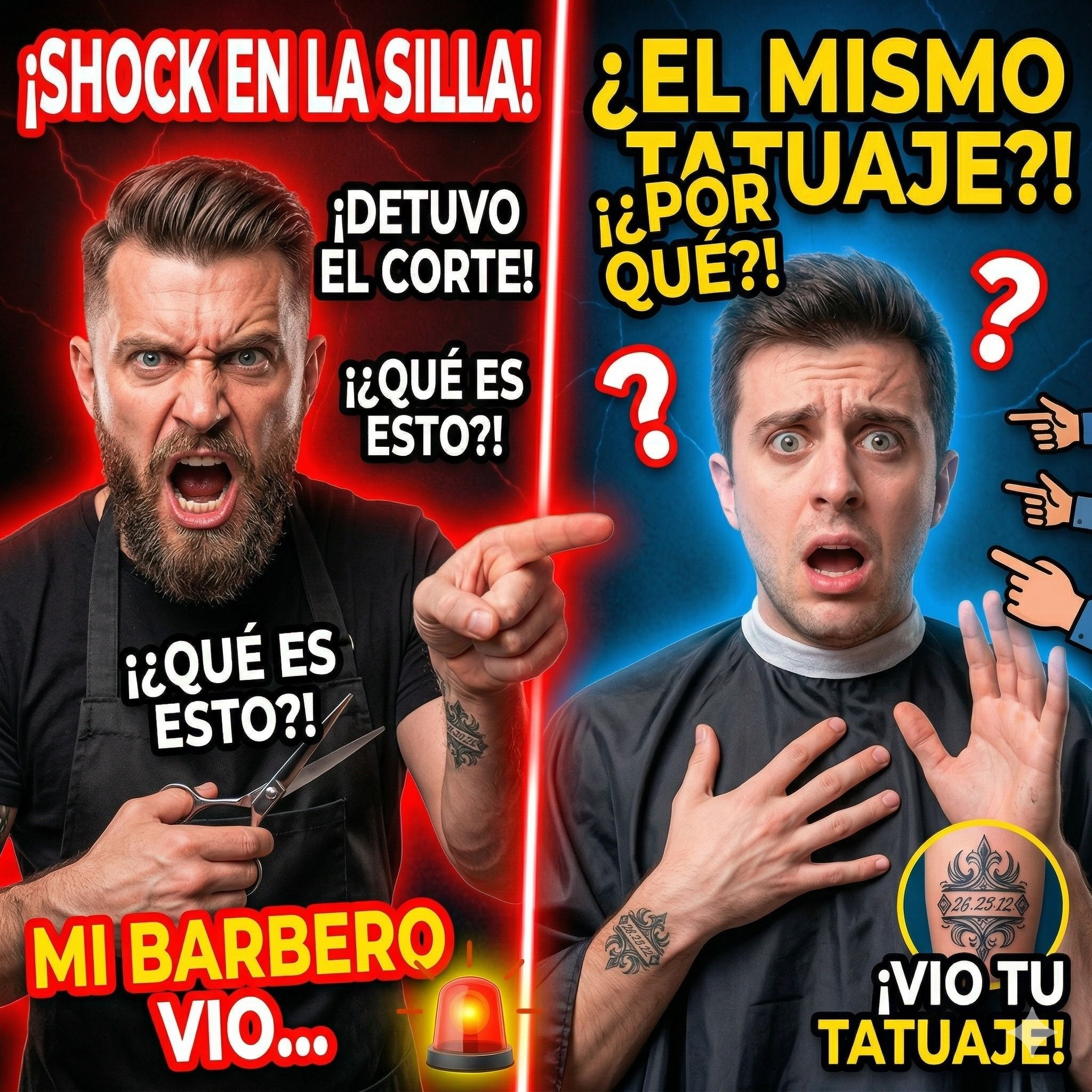 Mi barbero dejó de cortar y me preguntó ¿Por qué traes el mismo tatuaje que...