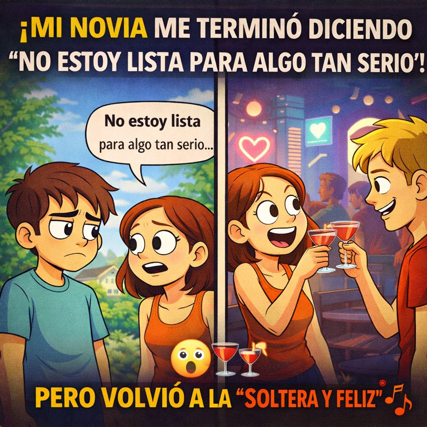 Mi novia me termino diciendo NO ESTOY LISTA PARA ALGO TAN SERIO