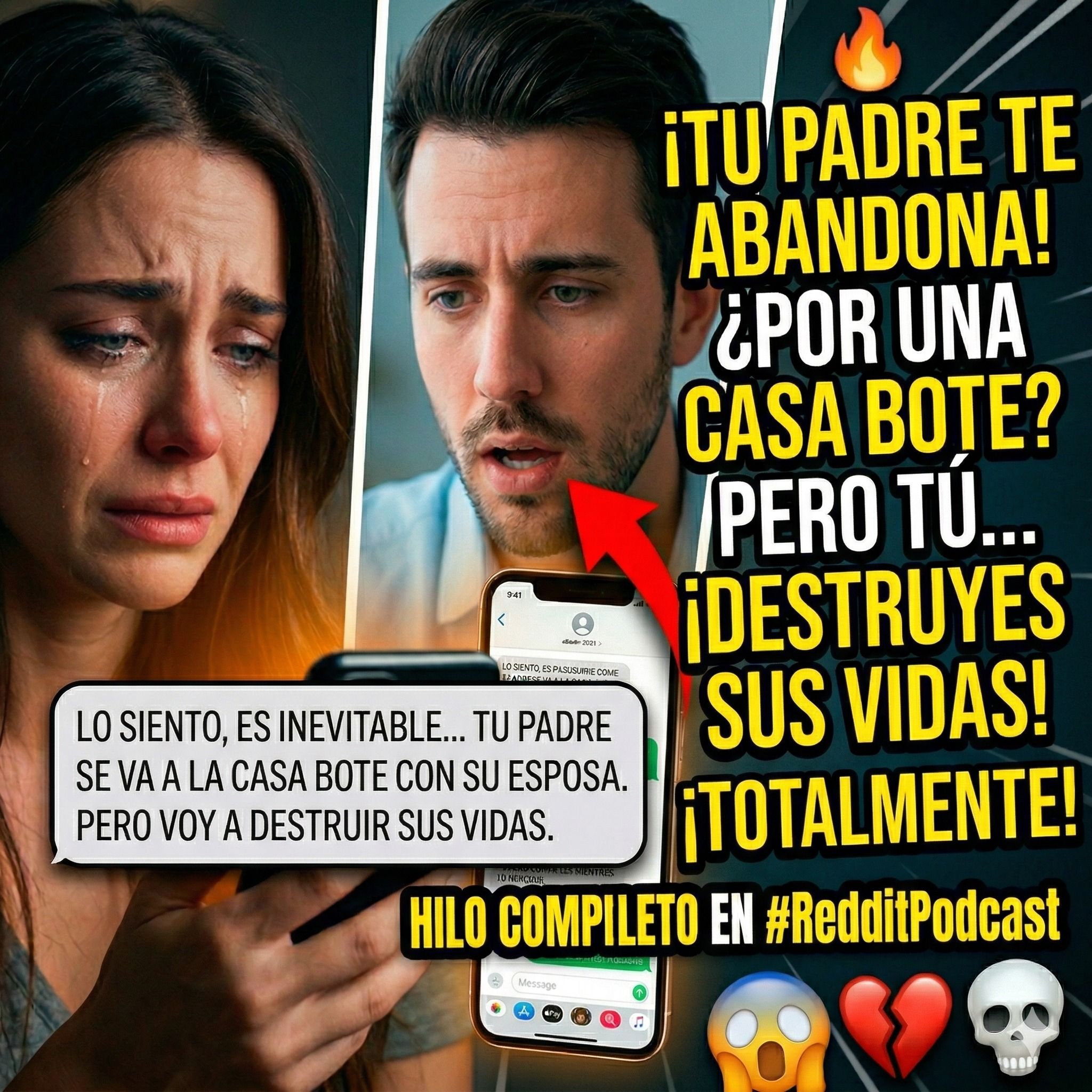 🚢 ¡ME ABANDONÓ POR UNA CASA BOTE! Mi PADRE se fue con su ESPOSA y así DESTRUÍ sus vidas... 💥