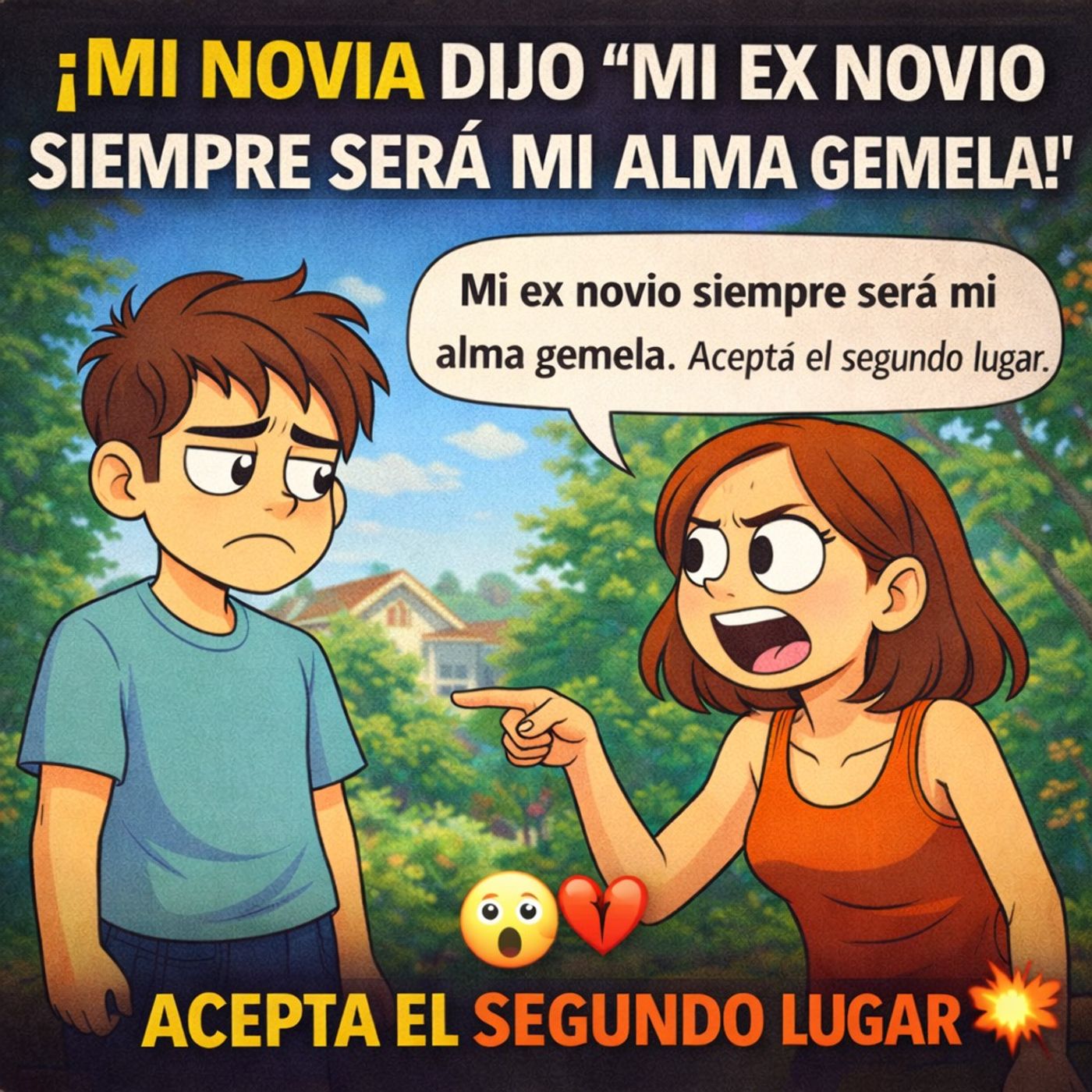 Mi novia dijo MI EX NOVIO SIEMPRE SERA MI ALMA GEMELA, ACEPTA EL SEGUNDO LUGAR