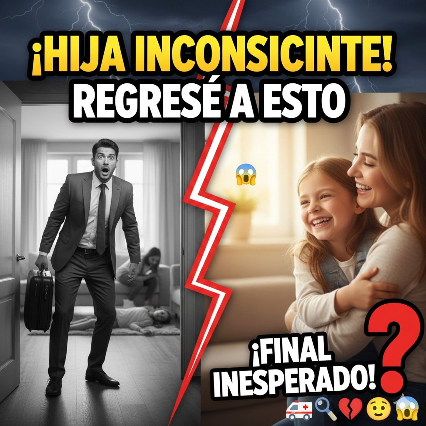 Cuando regresé de un viaje de negocios, encontré a mi hija inconsciente....