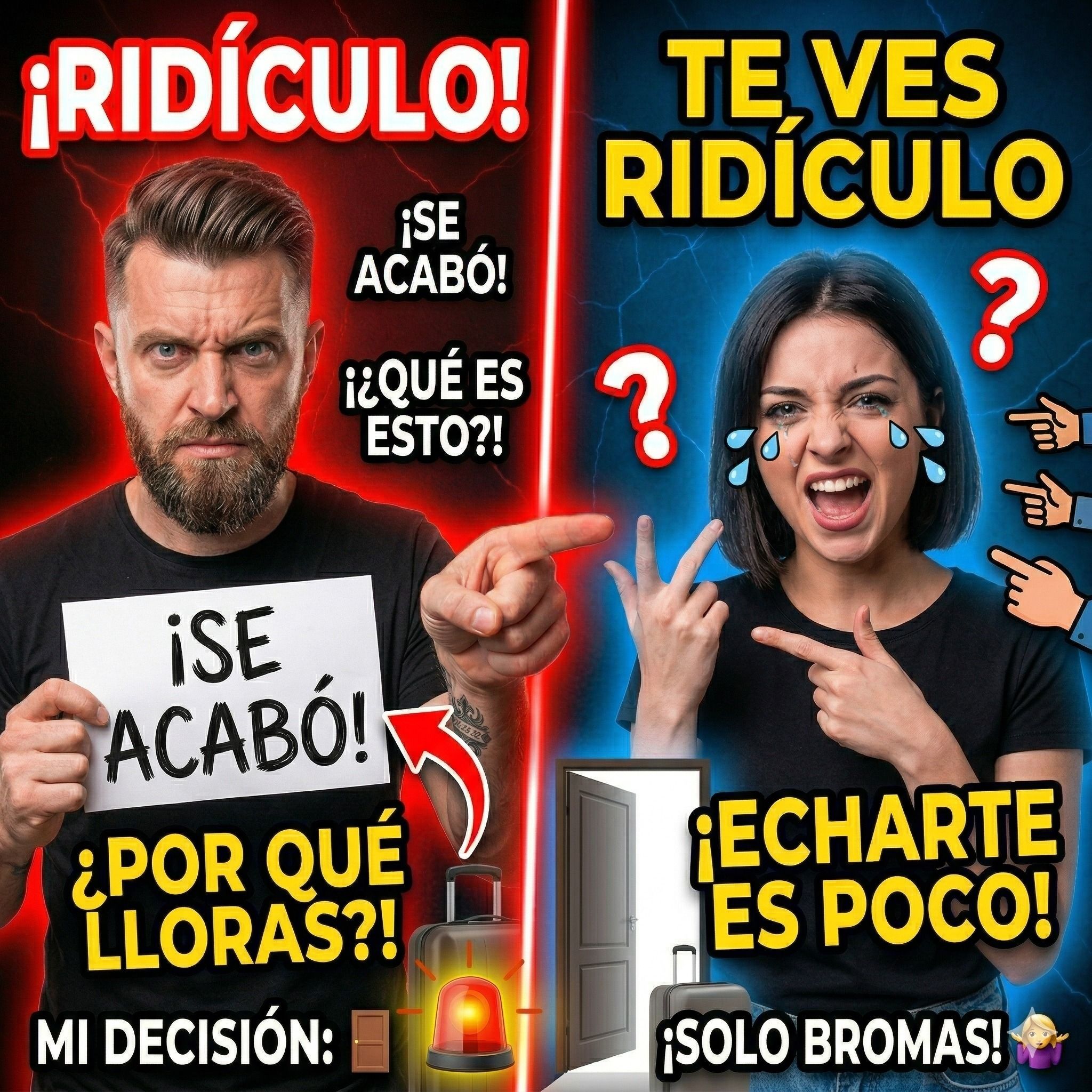 Mi novia dijo TE VES TAN RIDICULO LLORANDO después de abrirme con ella, así que DECIDI ECHARLA 💔👋