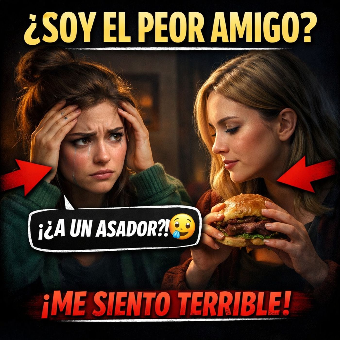 Mi amiga vegana me preguntó a dónde quería ir a comer y yo, para no....