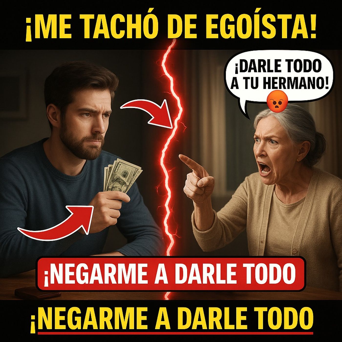 Me Negué a Darle Todo Mi Dinero a Mi Hermano, así Que Mi Madre Me Tachó De Egoísta... Me Negué a Darle Todo Mi Dinero a Mi Hermano, así Que Mi Madre Me Tachó De Egoísta...