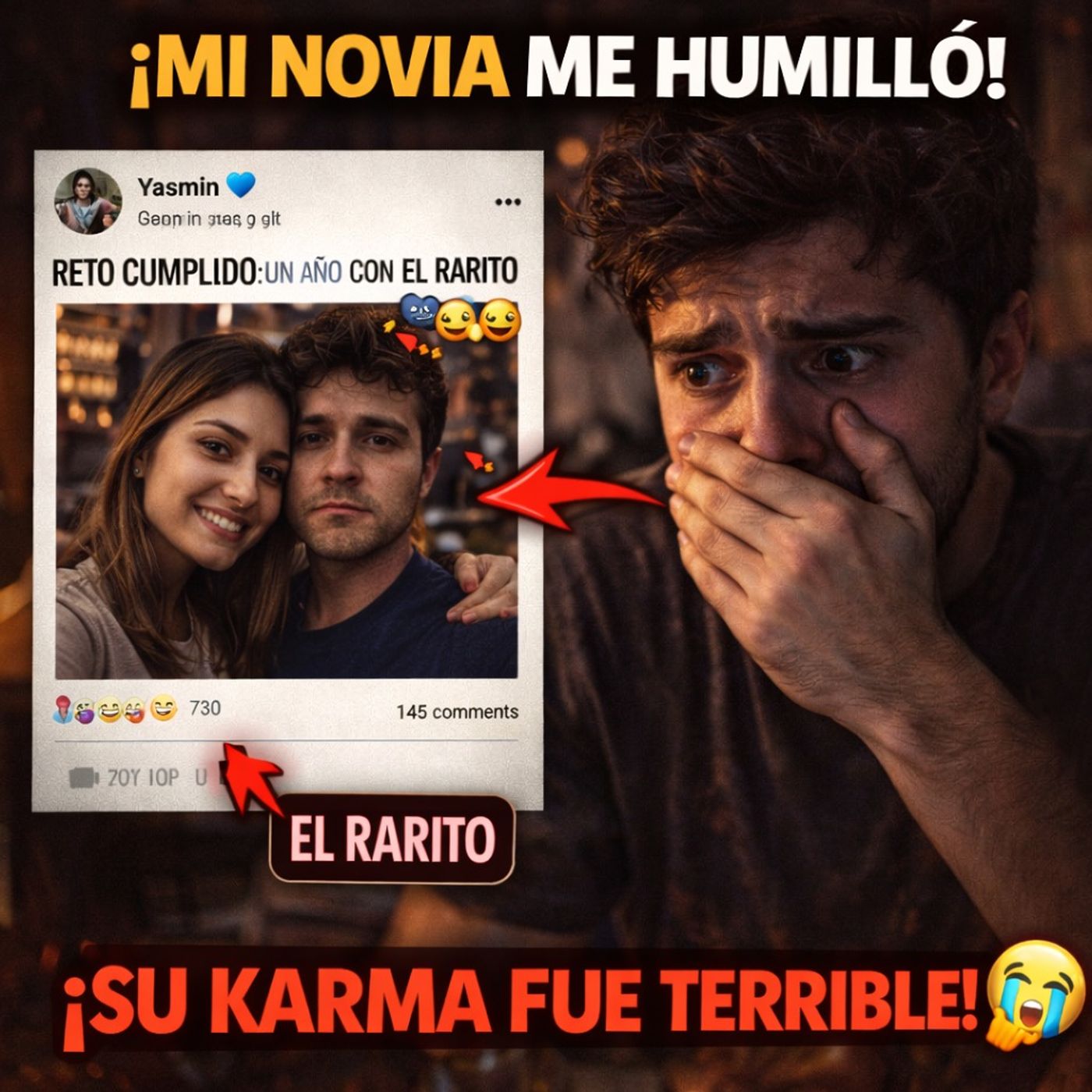 Mi novia PUBLICO en nuestro aniversario RETO CUMPLIDO, UN AÑO CON EL RARITO,  su KARMA FUE TERRIBLE.