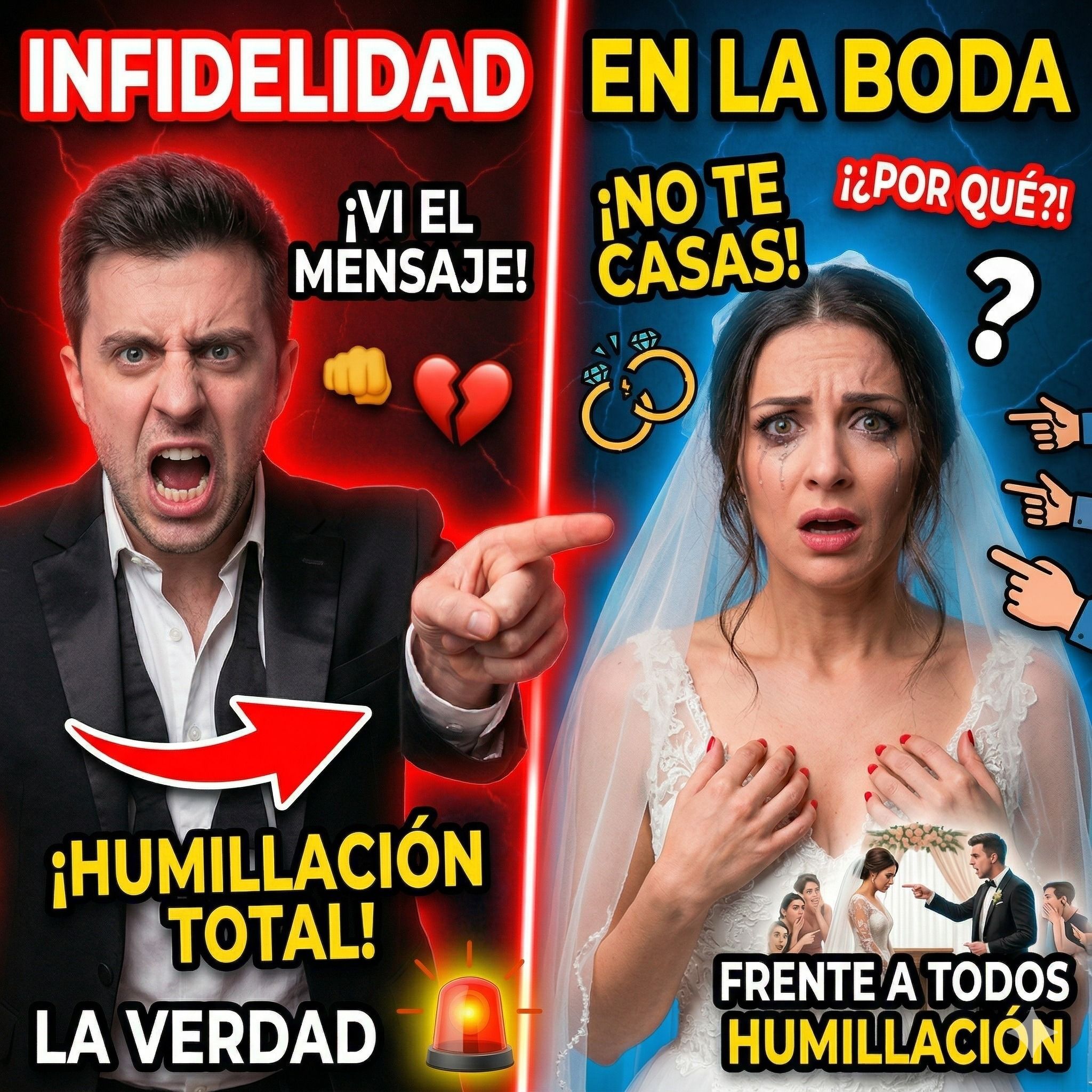 Me entere de la INFIDELIDAD de mi NOVIA 2 HORAS antes de LA BODA, la HUMILLE frente a TODOS
