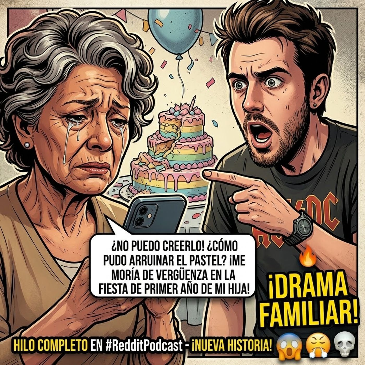 🎂 ¿POR QUÉ ARRUINÓ EL PASTEL DE MI HIJA? 😱 ¡MAMÁ SE  FUE DEMASIADO LEJOS!