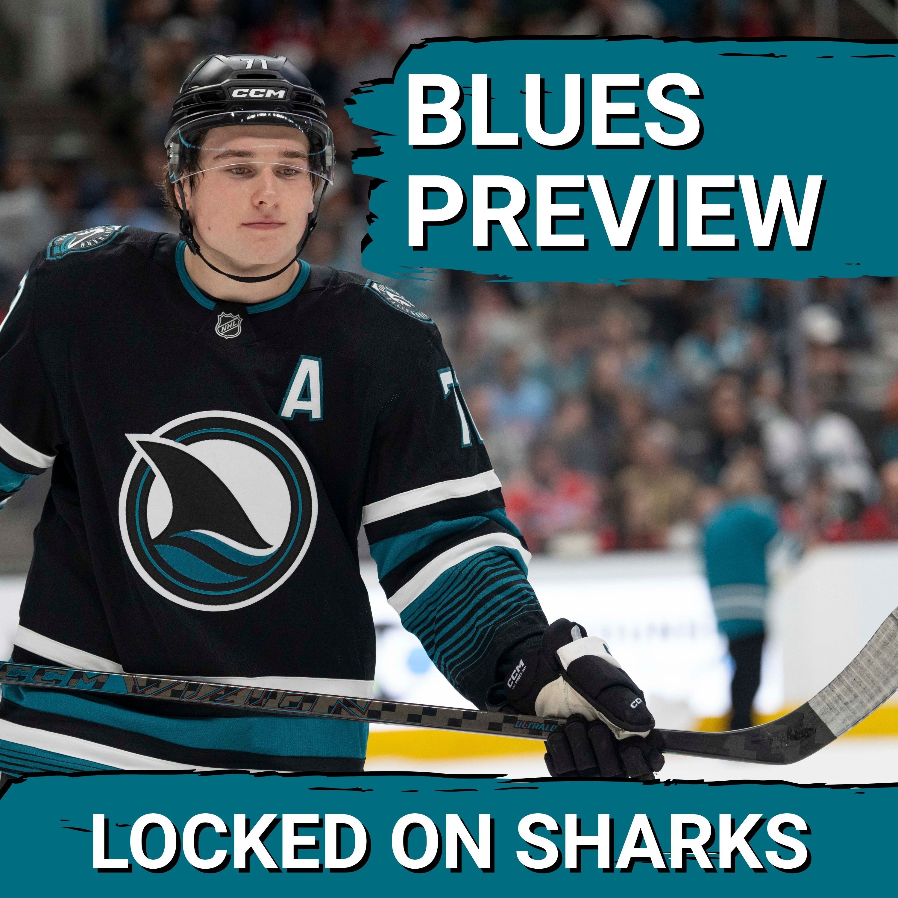 Sharks Host Blues in CRUCIAL Showdown – Macklin Celebrini & Robert Thomas BATTLE Tonight