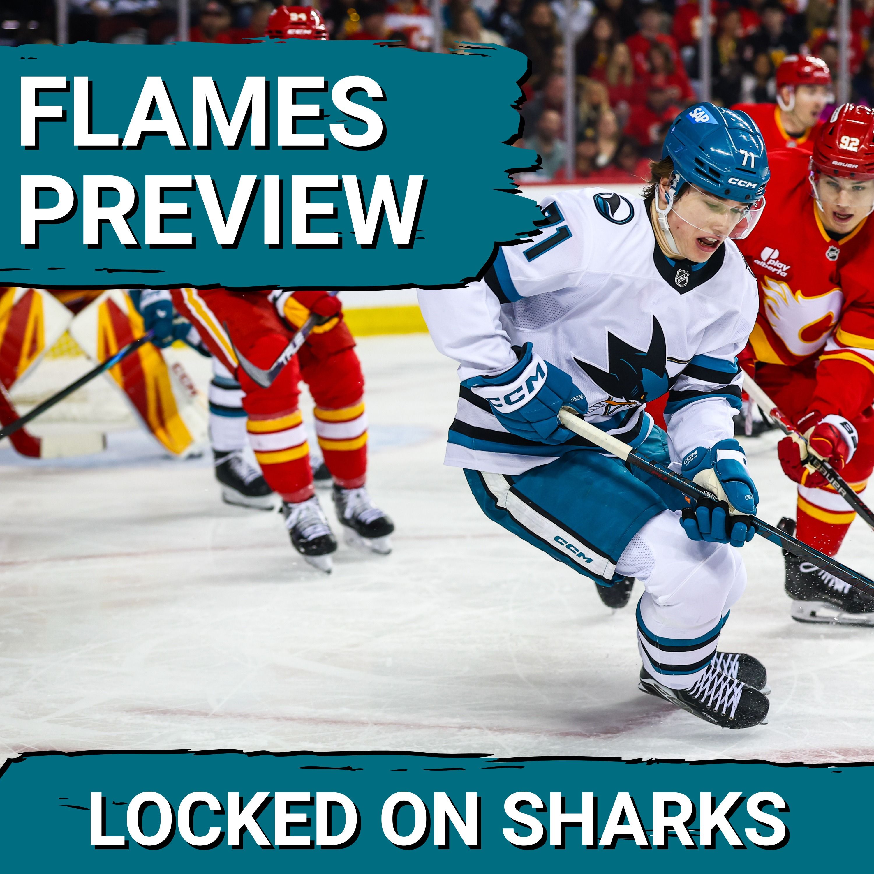 CELEBRINI SHOW: Sharks vs. Flames PREVIEW—Will Macklin Celebrini Lead San Jose to Playoff Glory?