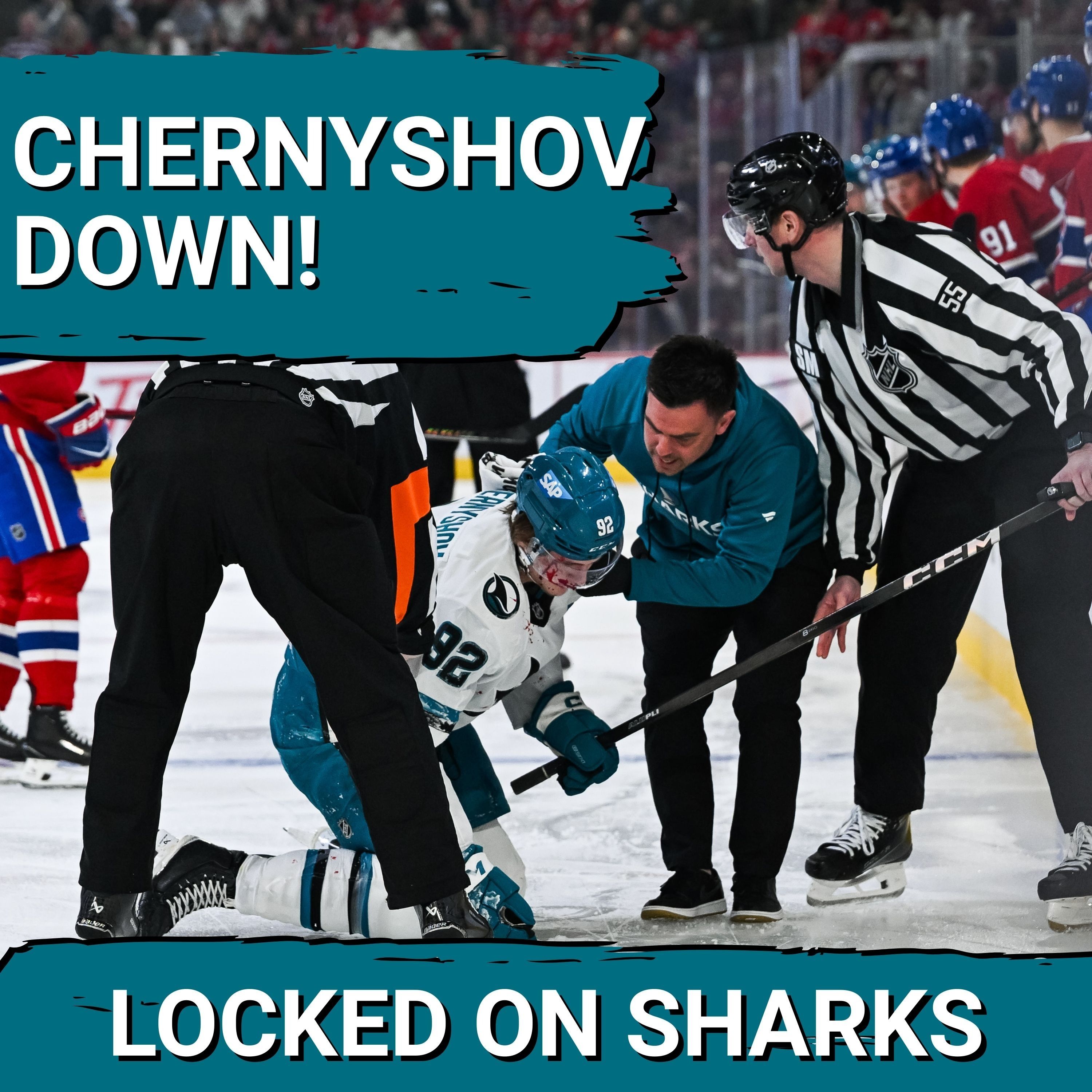 San Jose Sharks Rally as Igor Chernyshov INJURY Overshadows Macklin Celebrini Heroics